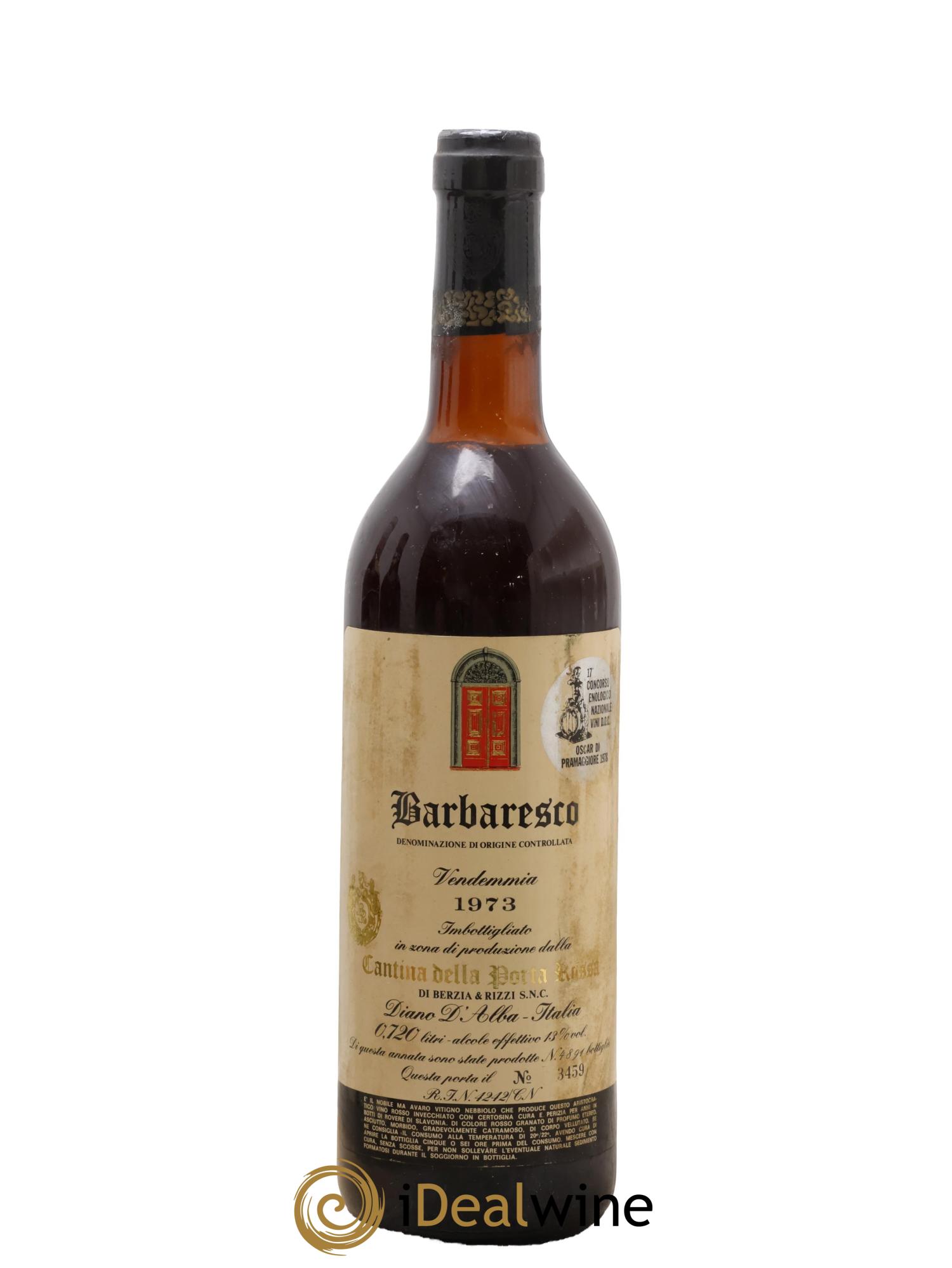 Barbaresco DOCG Della Porta Rossa 1973 - Lot of 1 bottle - 0