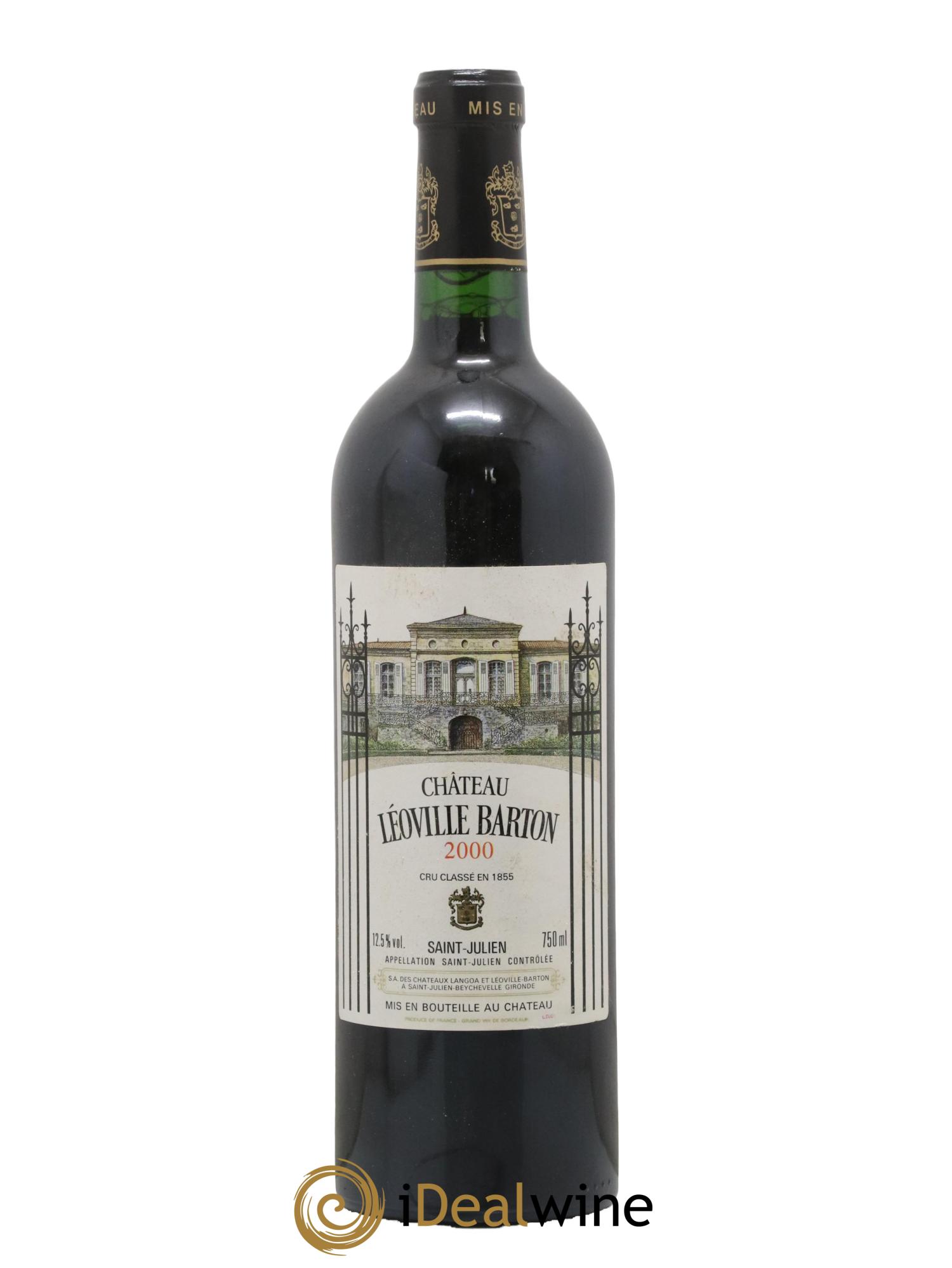 Château Léoville Barton 2ème Grand Cru Classé 2000 - Lot de 1 bouteille - 0
