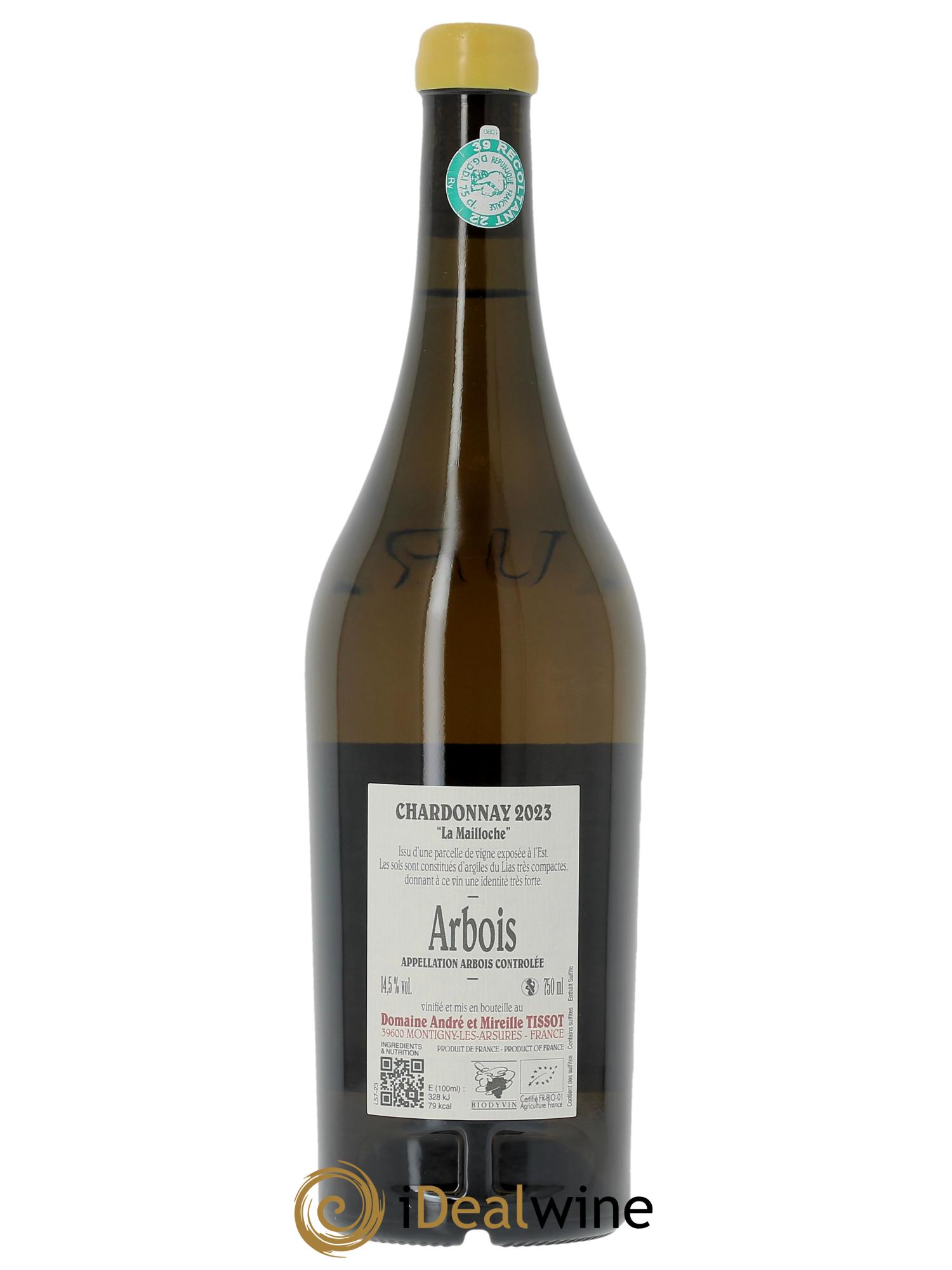 Arbois La Mailloche Bénédicte et Stéphane Tissot  2023 - Posten von 1 Flasche - 1