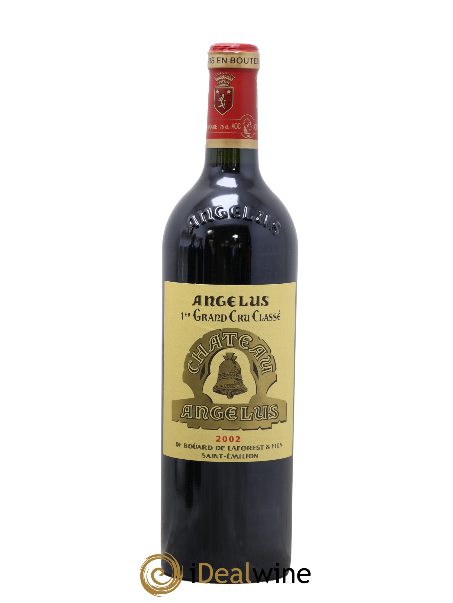 Château Angélus 1er Grand Cru Classé A 2002 - Lot de 1 bouteille - 0