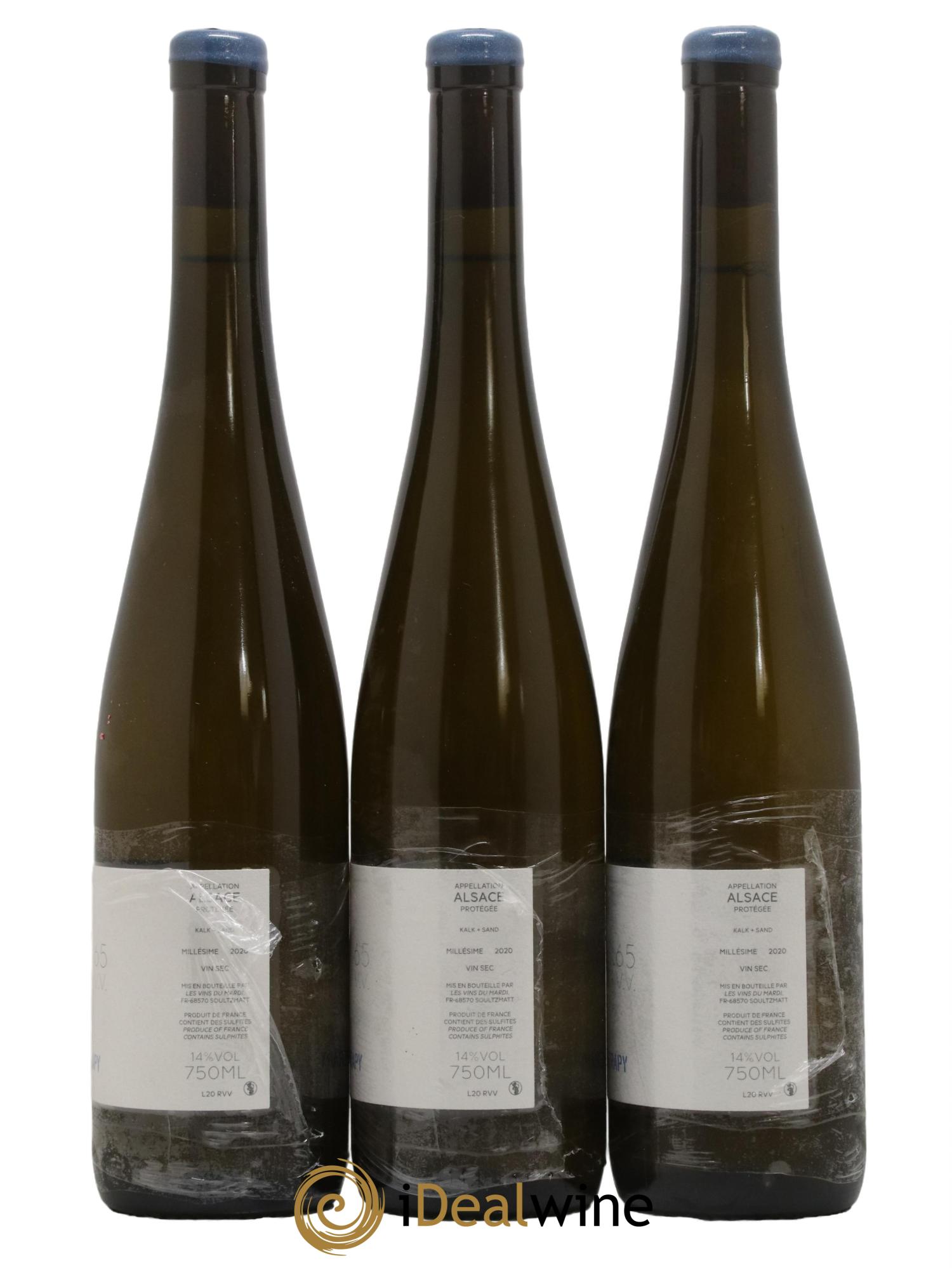 Alsace Riesling V.V. E 10 S.65 Soil Therapy 2020 - Lot de 3 bouteilles - 1