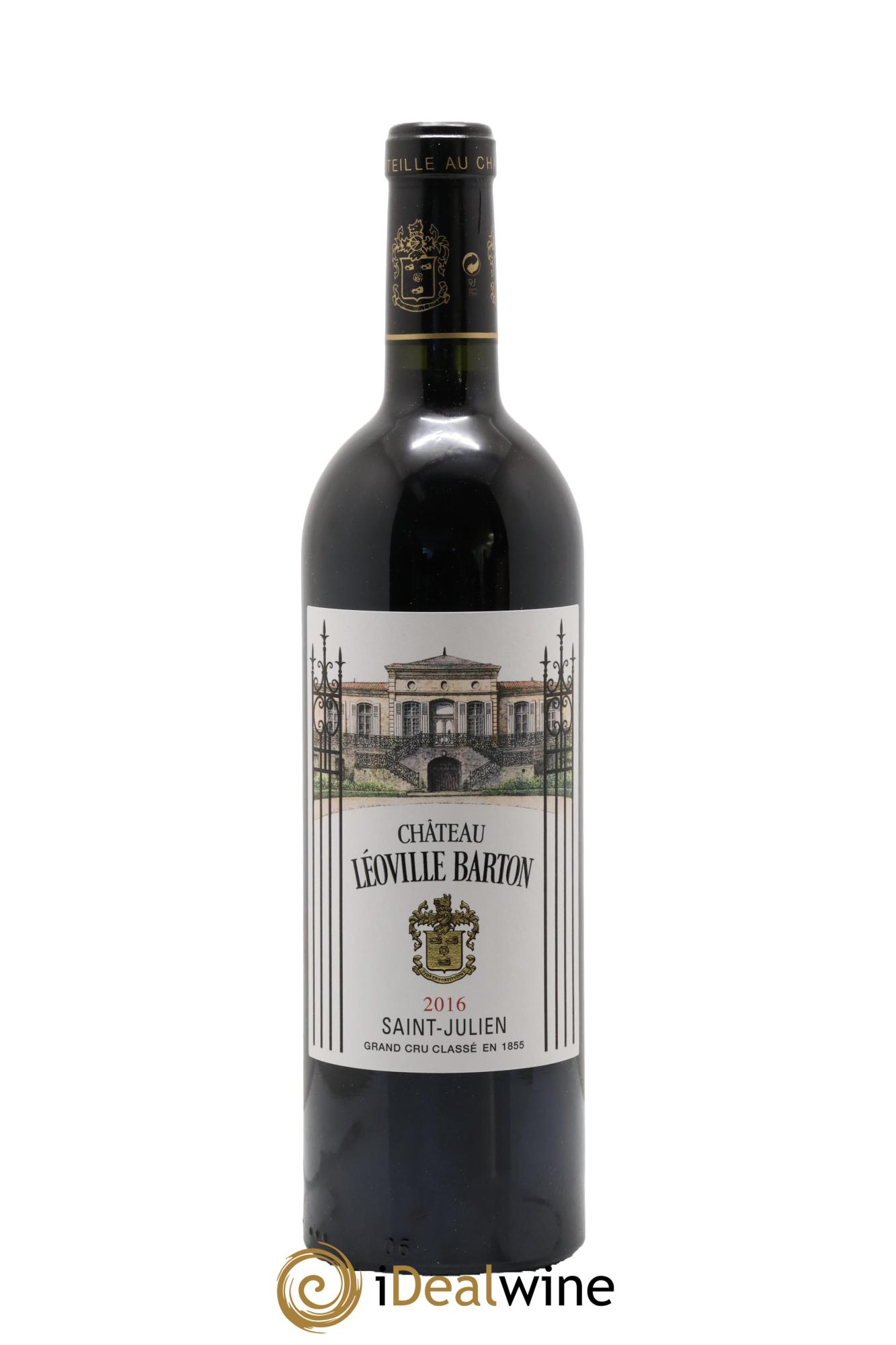Château Léoville Barton 2ème Grand Cru Classé 2016 - Lot de 1 bouteille - 0