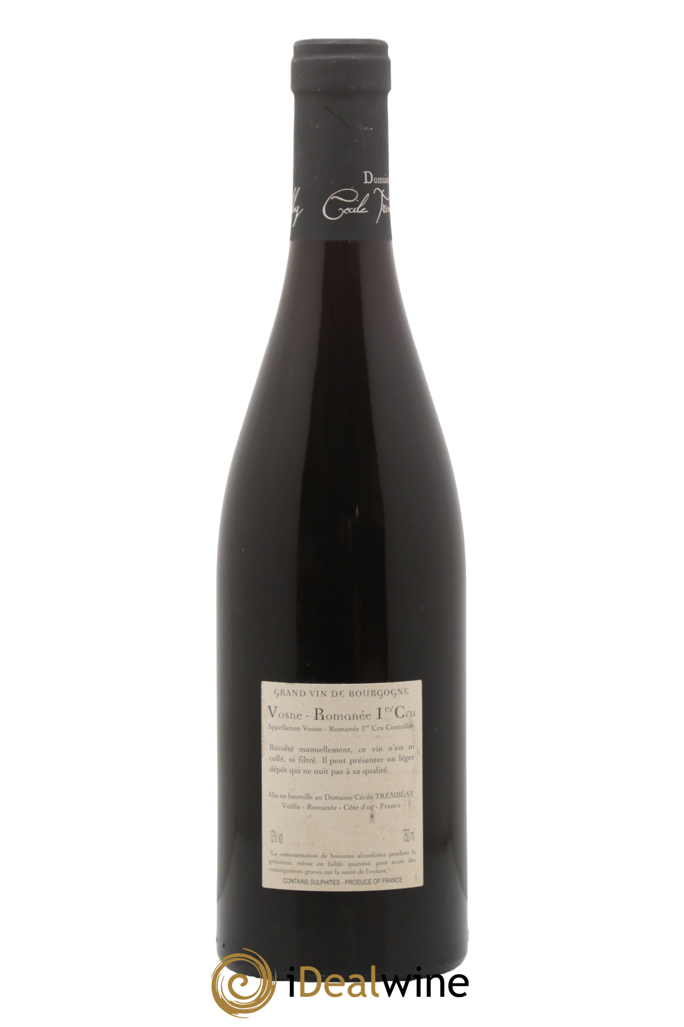 Vosne-Romanée 1er Cru Les Rouges Du Dessus Cécile Tremblay 2009 - Lot of 1 bottle - 1