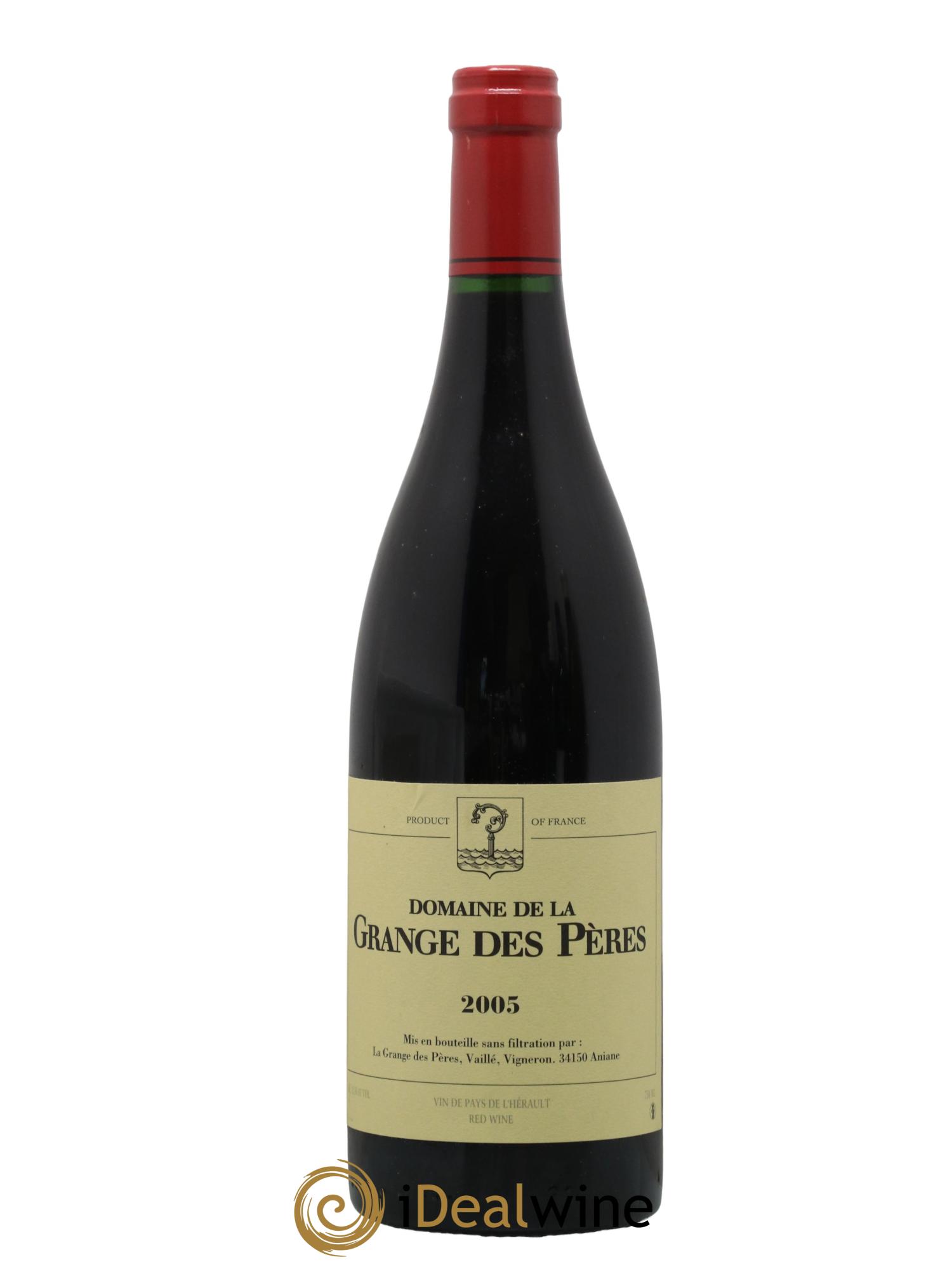 Pays d'Hérault Grange des Pères Laurent Vaillé 2005 - Lot de 1 bouteille - 0