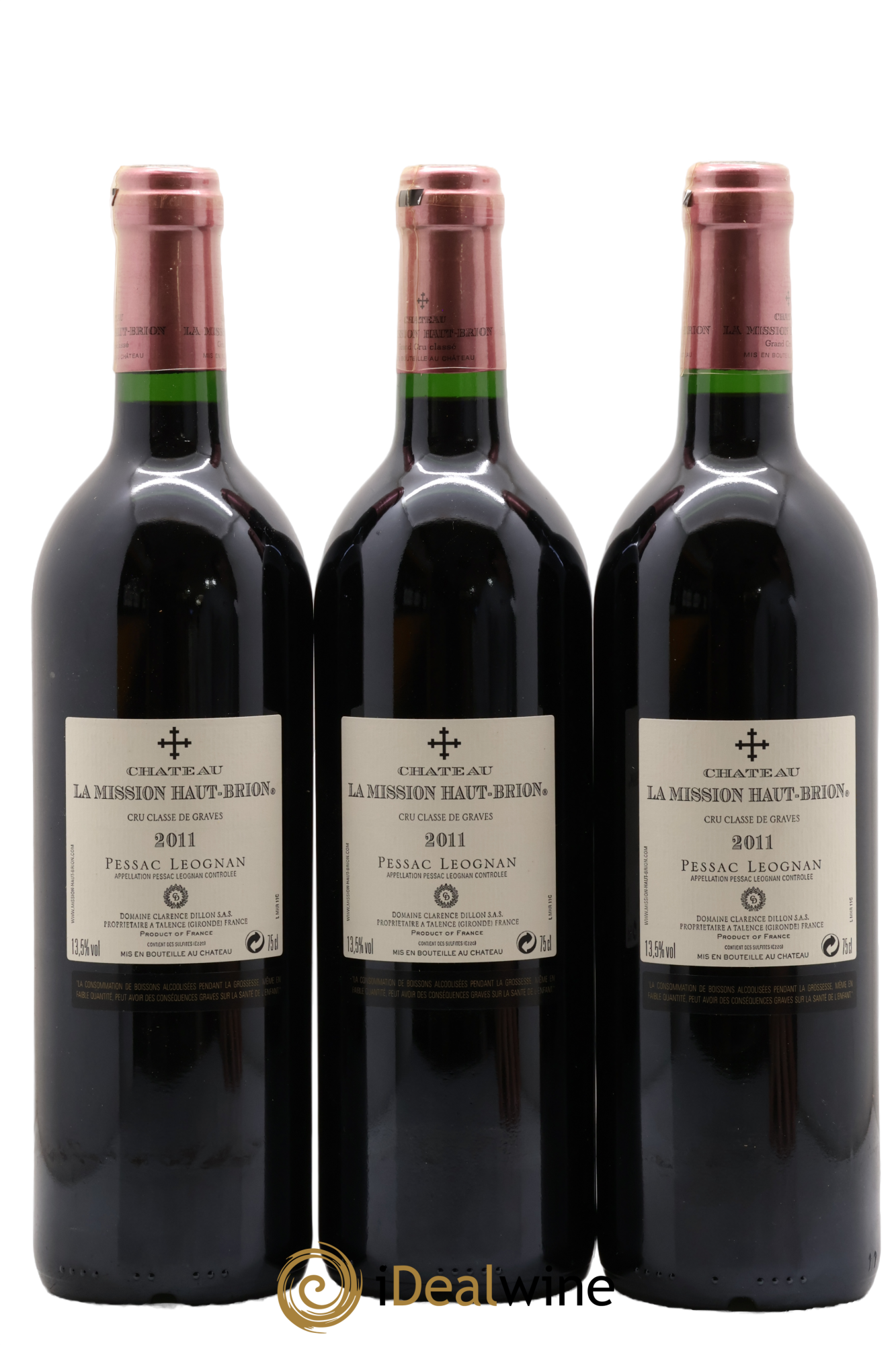 Château la Mission Haut-Brion Cru Classé de Graves 2011 - Lot of 12 bottles - 2