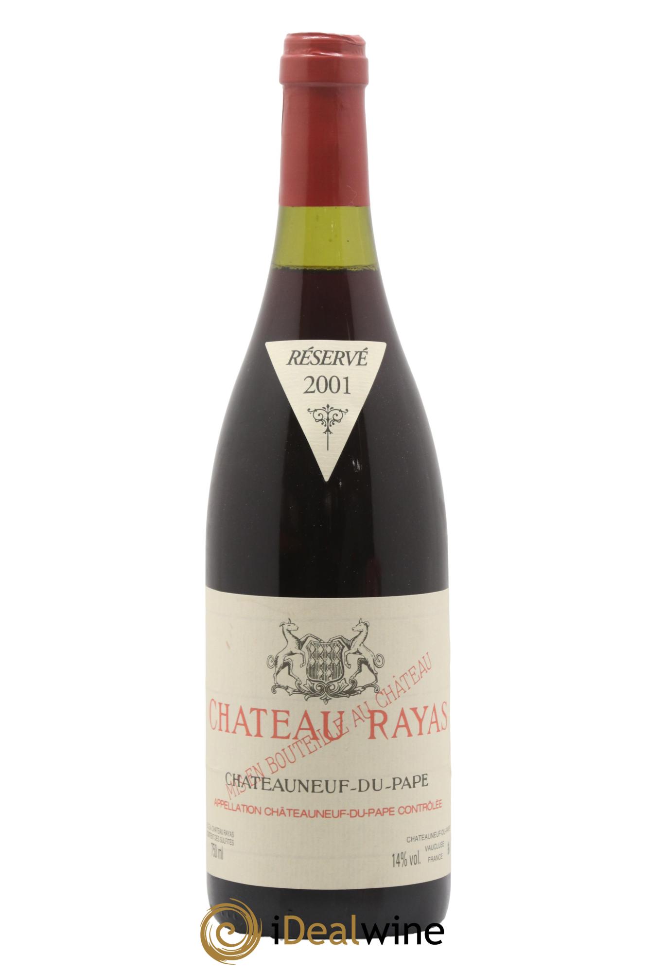 Châteauneuf-du-Pape Château Rayas Emmanuel Reynaud 2001 - Lot de 1 bouteille - 0