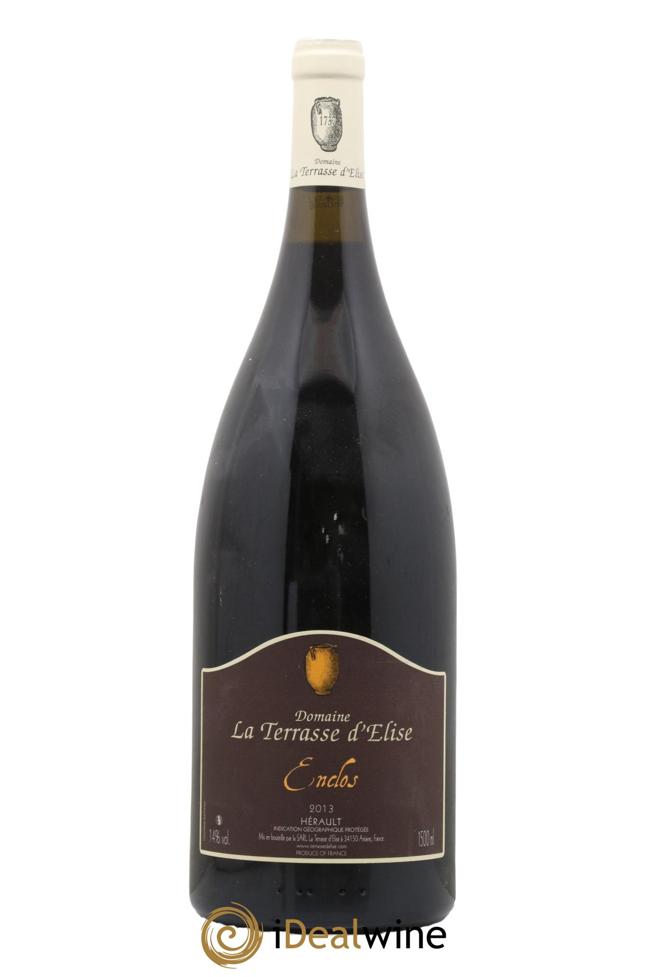Pays d'Hérault L'Enclos Terrasse d'Elise (Domaine de la) 2013 - Lot de 1 magnum - 0