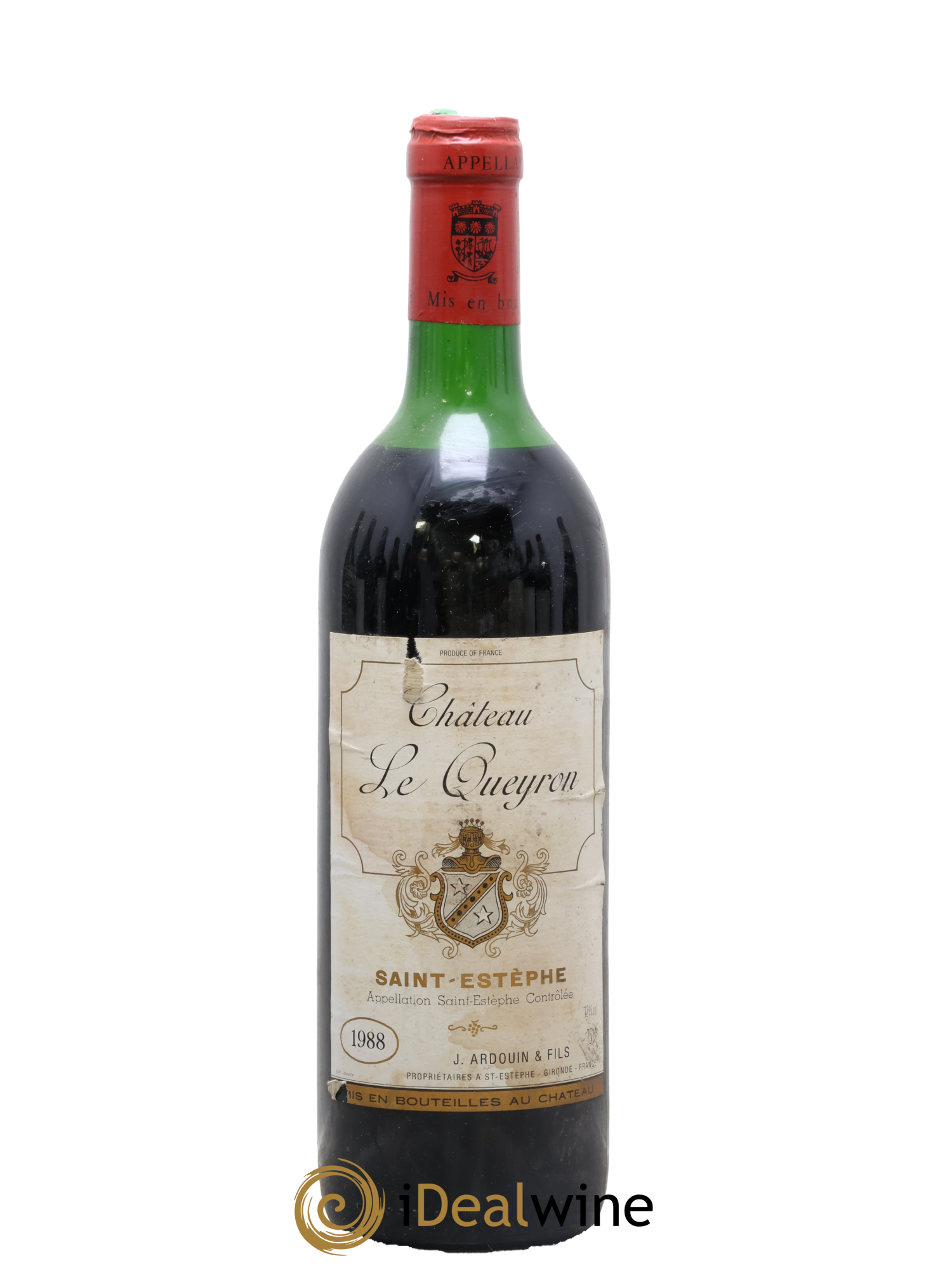 Saint-Estèphe Château Le Queyron 1988 - Lot de 1 bouteille - 0