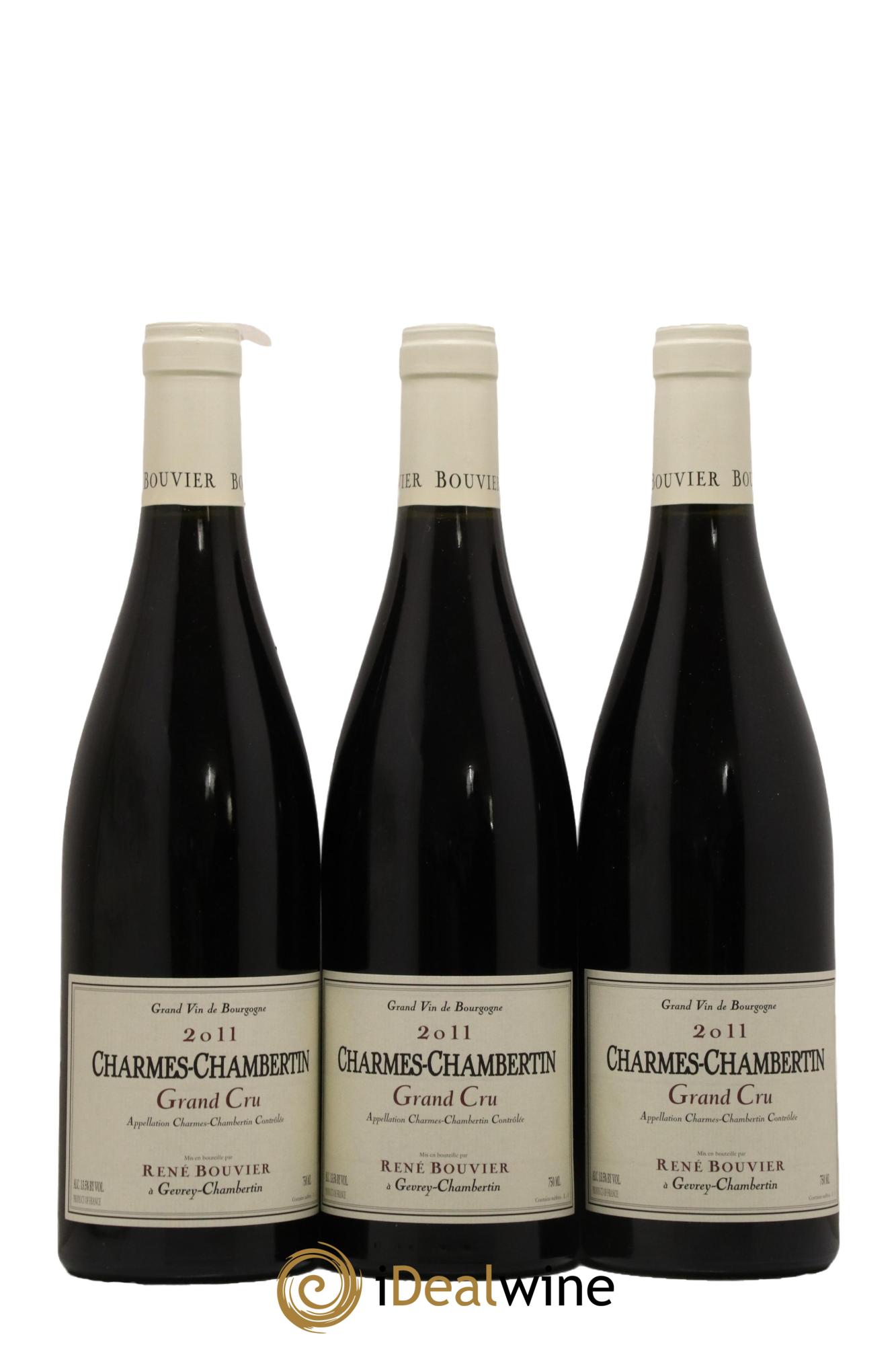 Charmes-Chambertin Grand Cru René Bouvier (Domaine) 2011 - Lotto di 3 bottiglie - 0