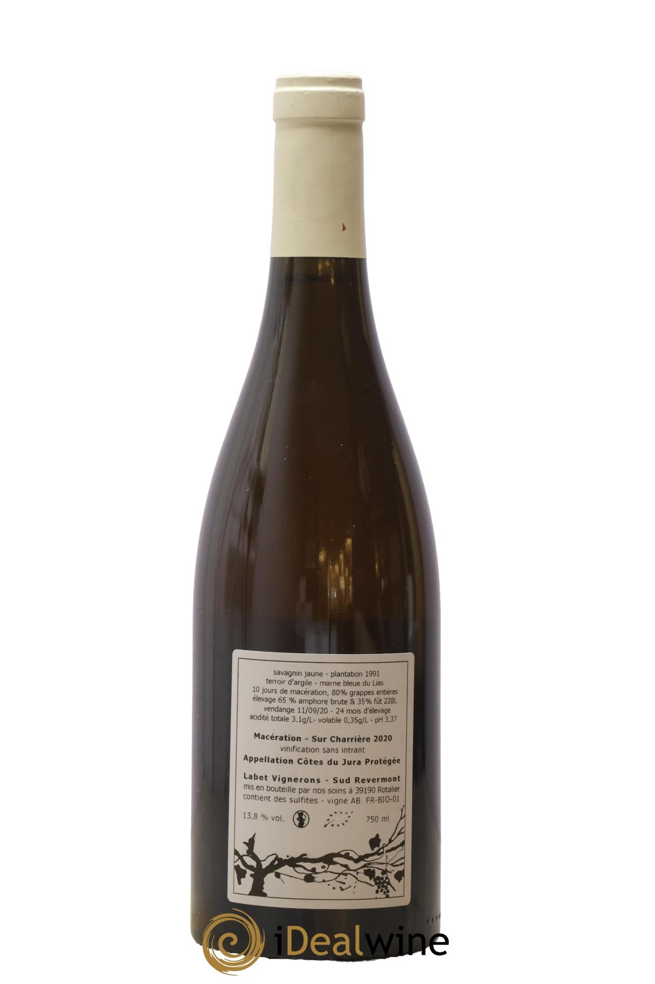 Vin de France Macération Sur Charrière Romain - Julien - Charline Labet 2020 - Lotto di 1 bottiglia - 1