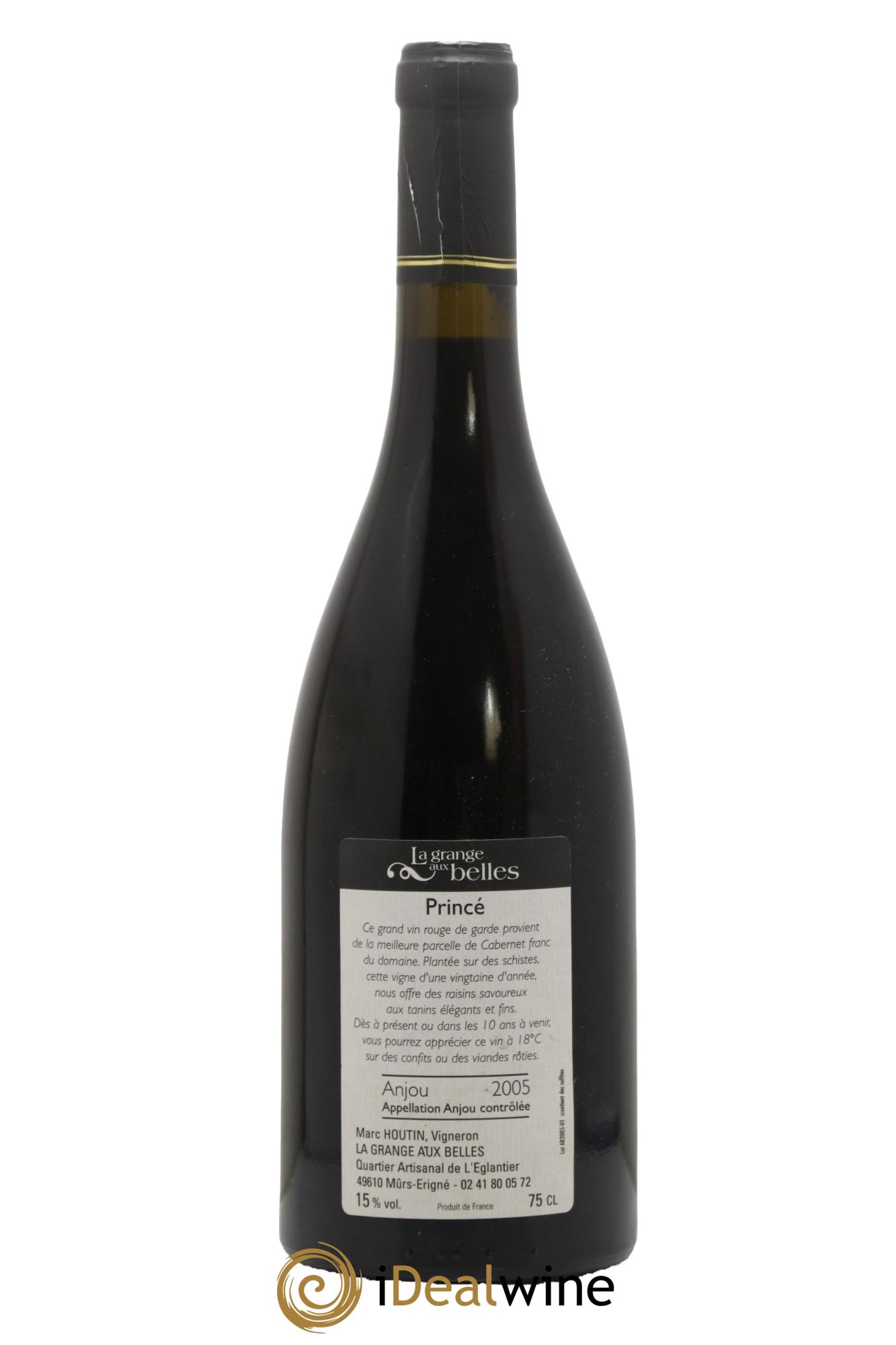 Anjou Princé La Grange aux Belles 2005 - Lotto di 1 bottiglia - 1
