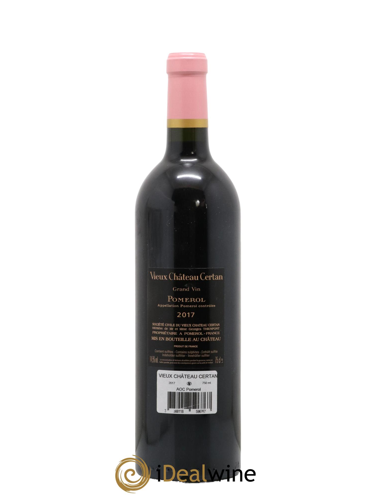 Vieux Château Certan 2017 - Lot de 1 bouteille - 1