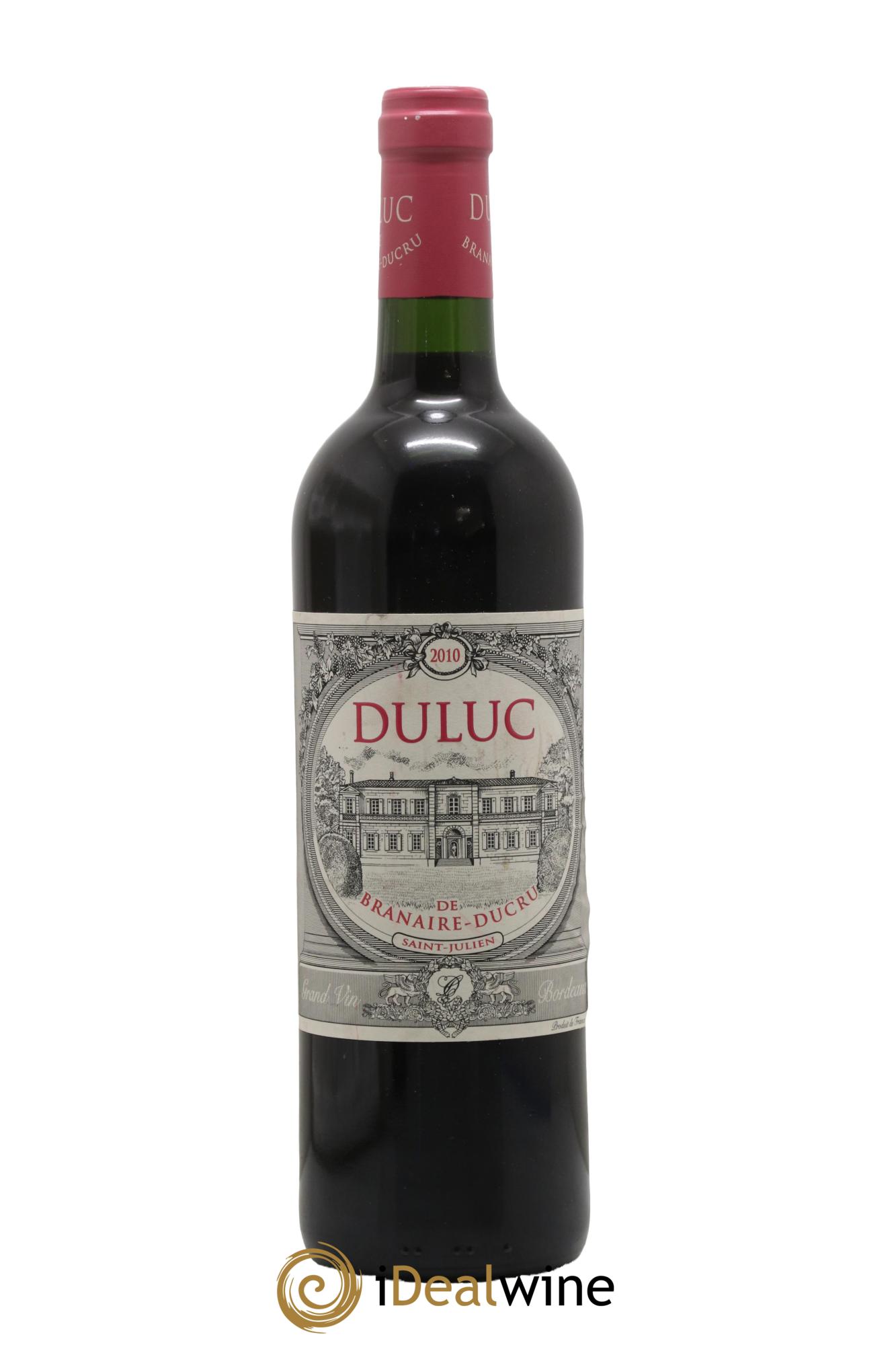 Duluc de Branaire Second Vin 2010 - Lot de 1 bouteille - 0
