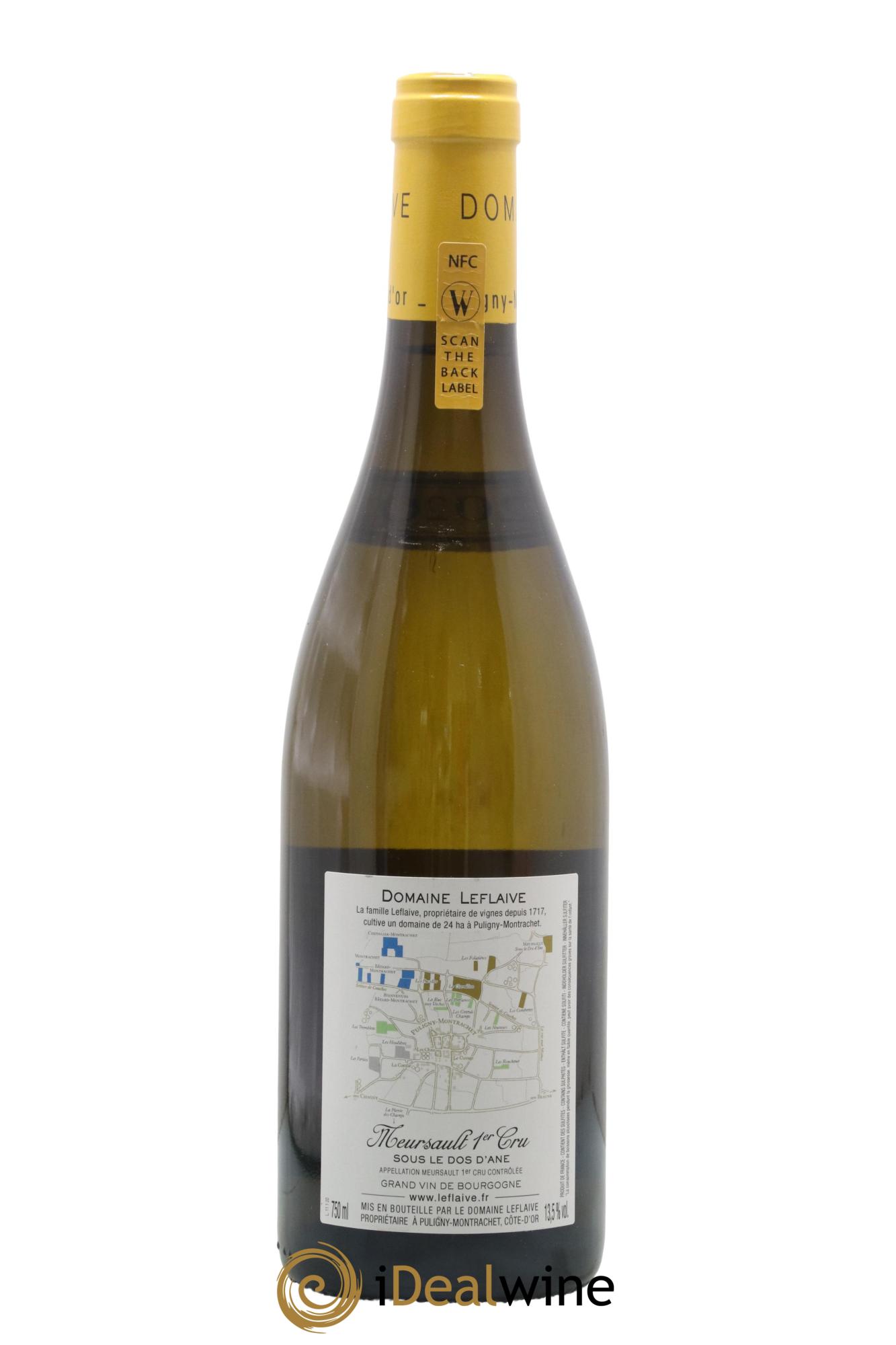Meursault 1er Cru Sous le Dos d'Ane Leflaive (Domaine) 2020 - Lot de 1 bouteille - 1