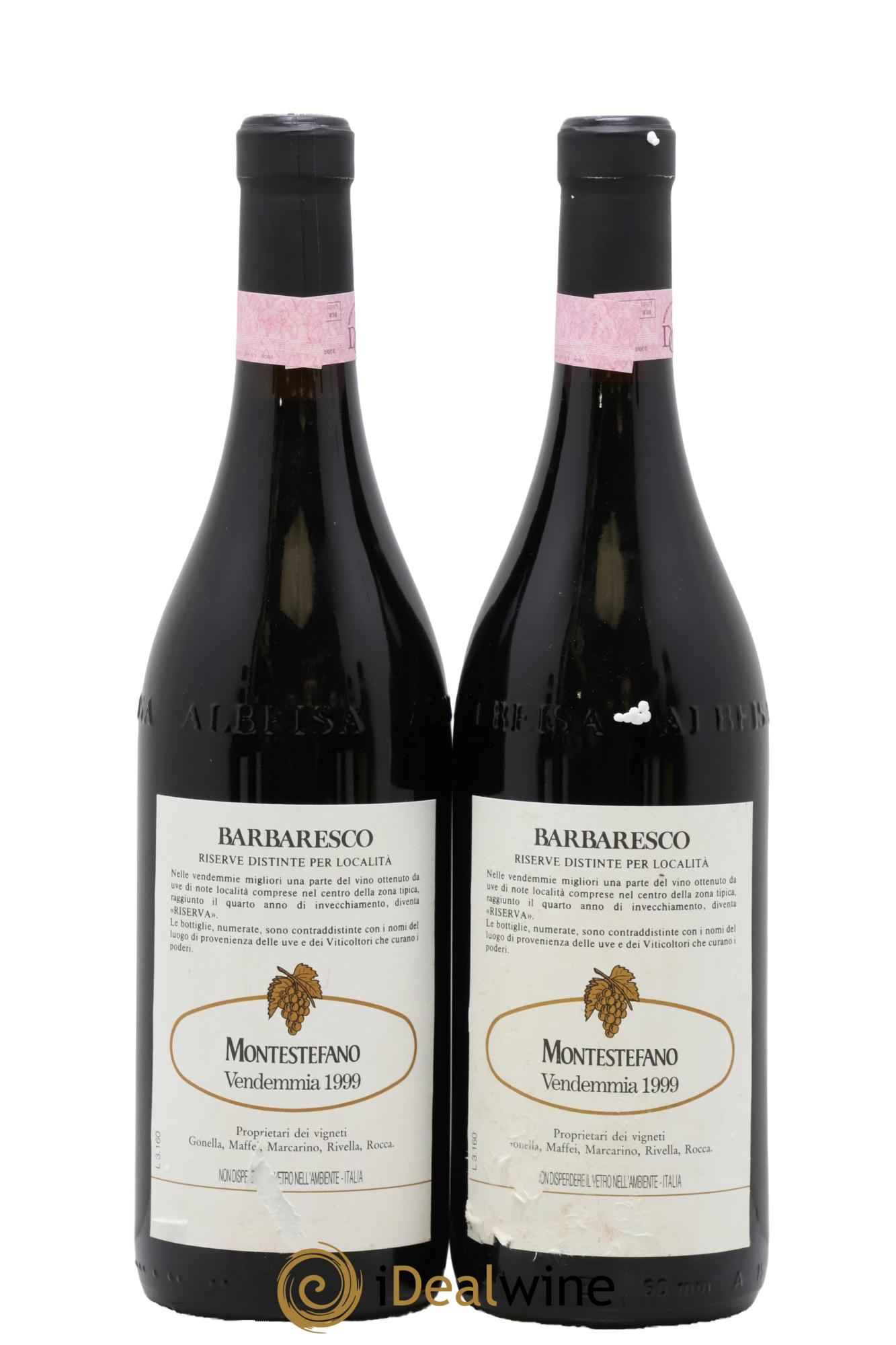 Barbaresco DOCG Riserva Montestefano Produttori del Barbaresco 1999 - Lote de 2 botellas - 1