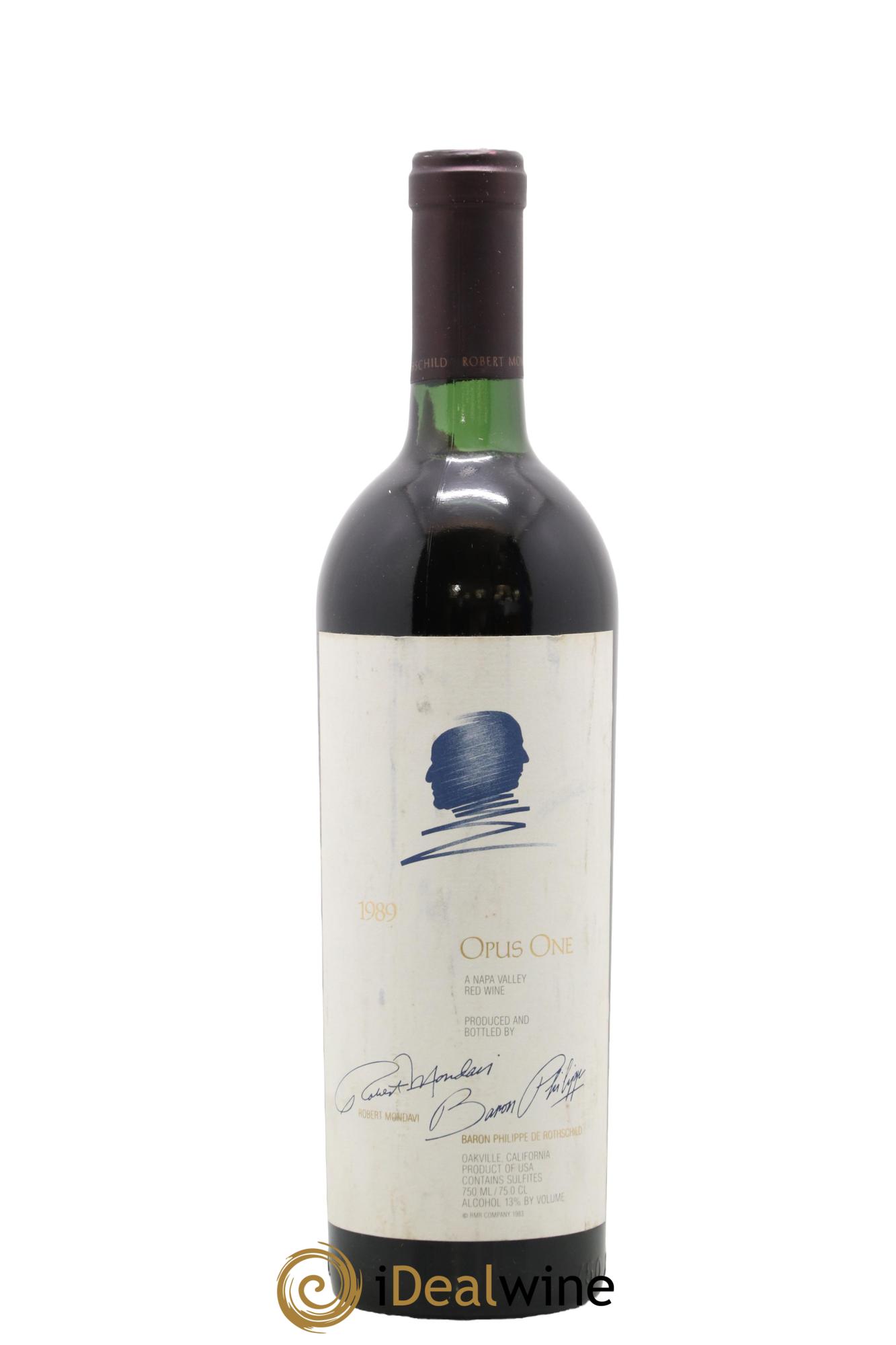 Napa Valley Opus One Robert Mondavi 1989 - Posten von 1 Flasche - 0
