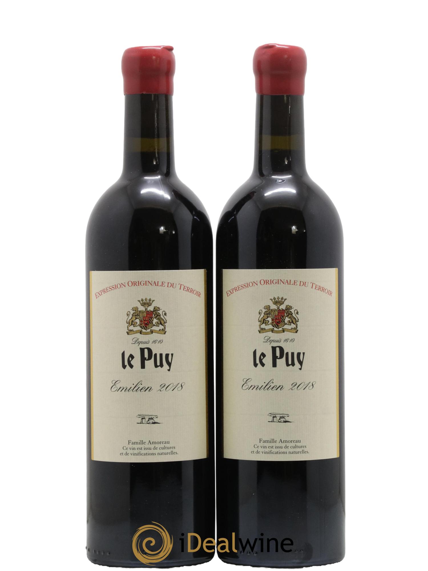 Le Puy - Cuvée Emilien 2018 - Lot de 2 bouteilles - 0