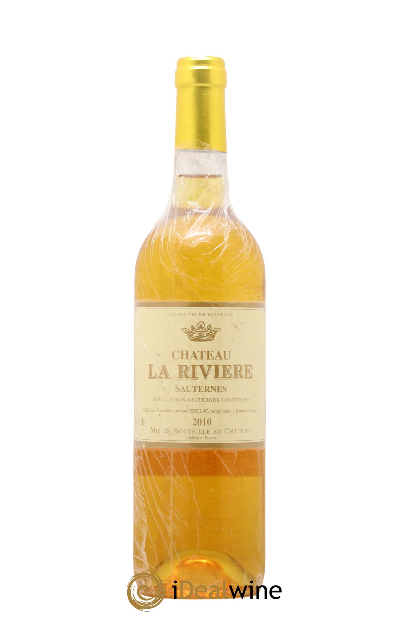 Sauternes Chateau La Riviere 2010 - Lotto di 1 bottiglia - 0