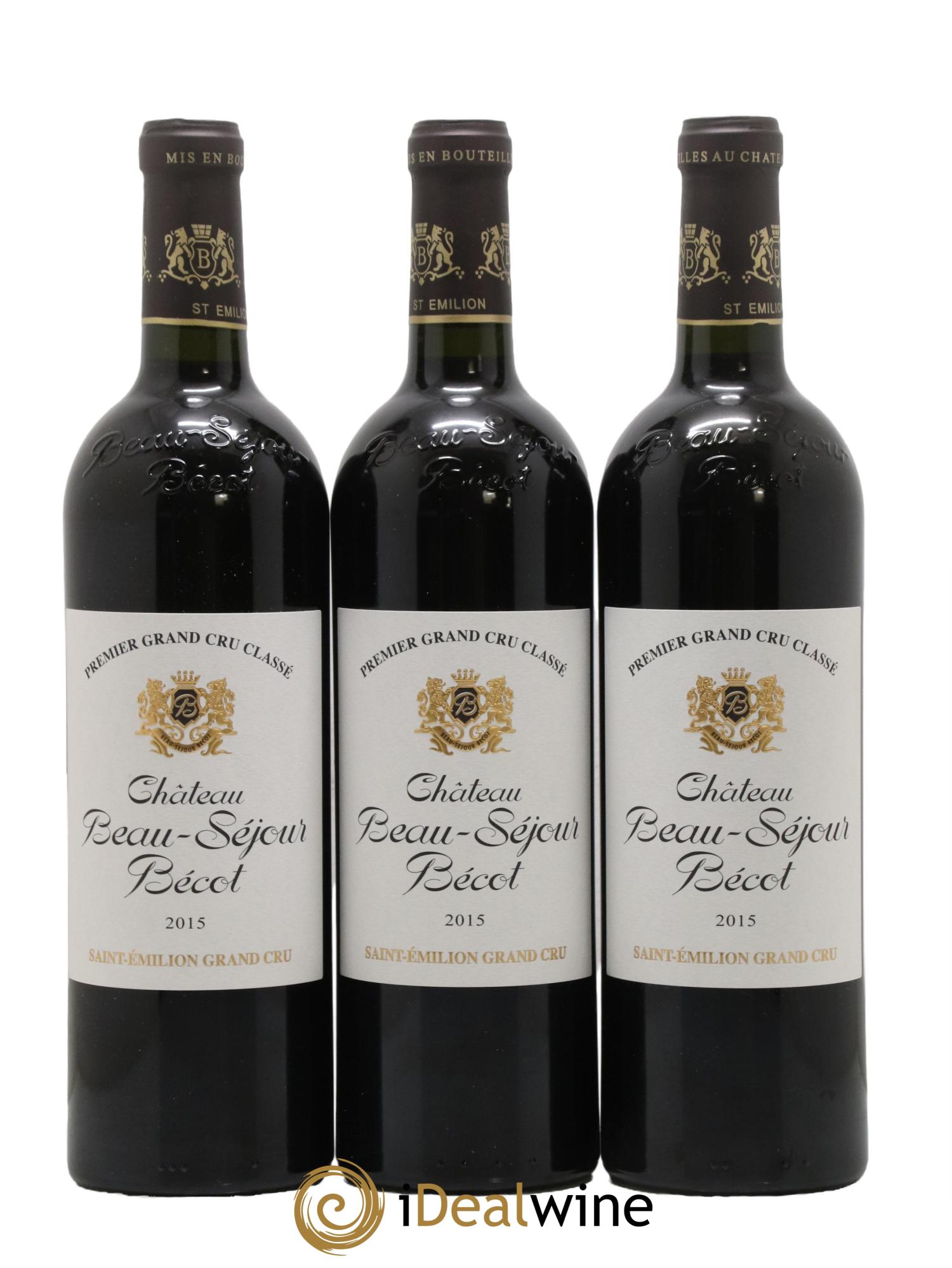 Château Beau-Séjour Bécot 1er Grand Cru Classé B 2015 - Lot de 6 bouteilles - 2