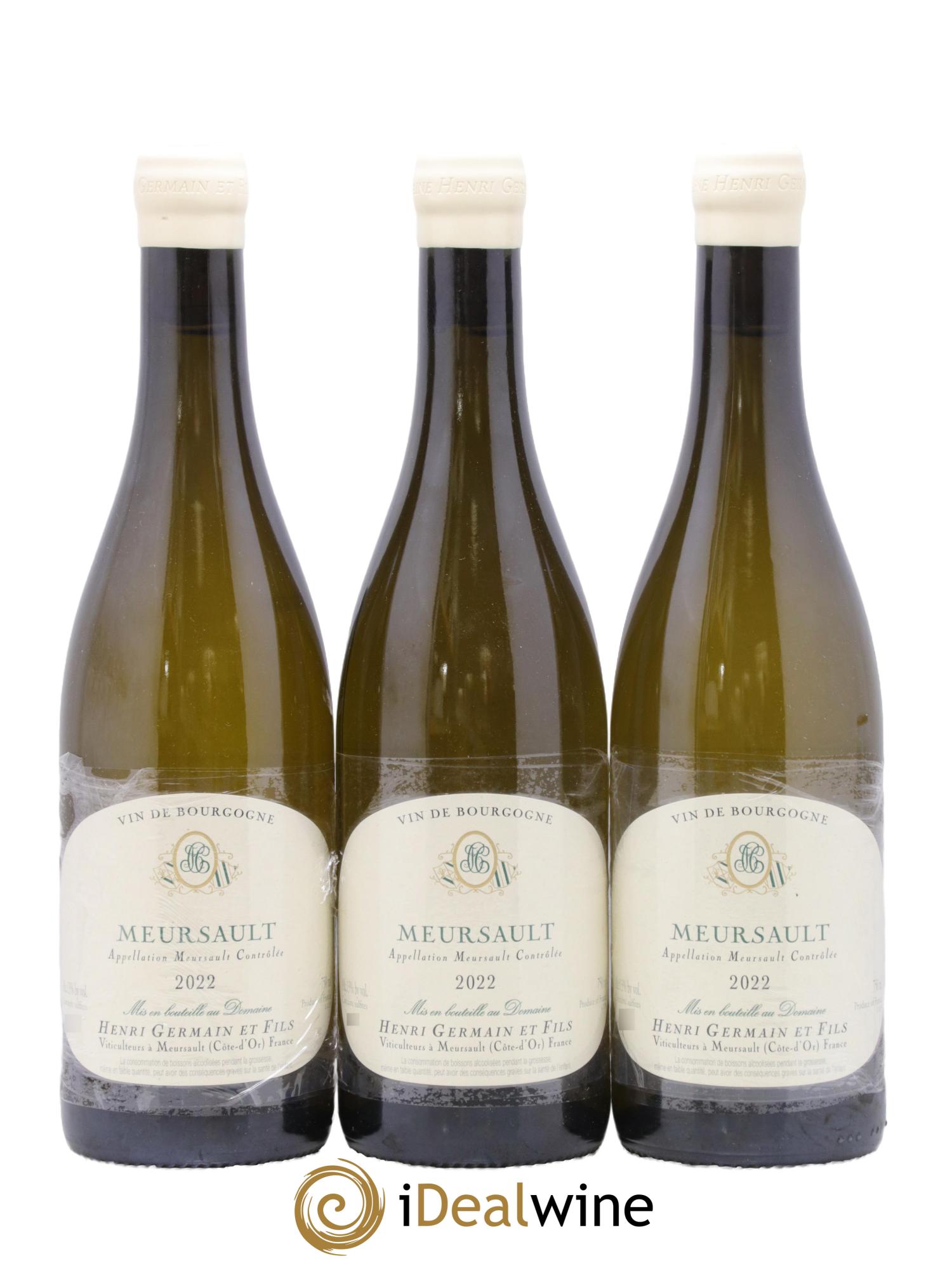Meursault Henri Germain 2022 - Posten von 3 Flaschen - 0