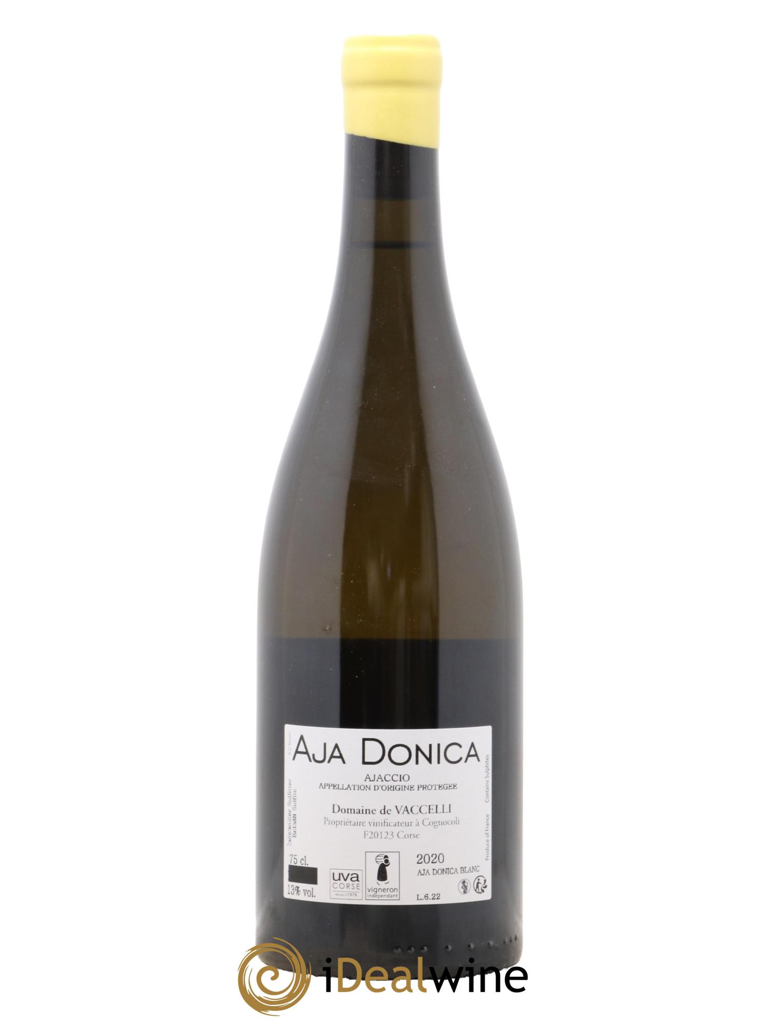 Ajaccio Aja Donica Vaccelli 2020 - Lot of 1 bottle - 1
