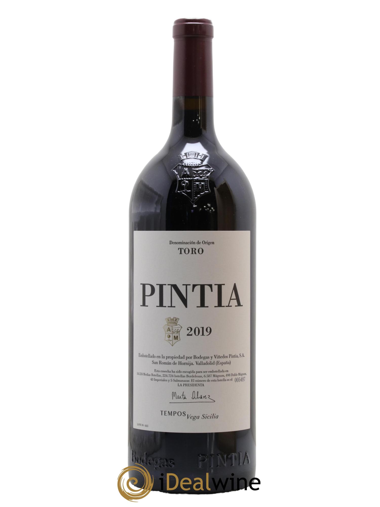 Toro DO Vega Sicilia Pintia Famille Alvarez 2019 - Posten von 1 Magnum - 1