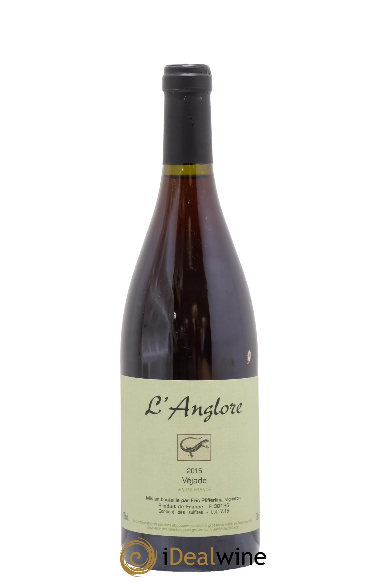 Vin de France Véjade L'Anglore 2015 - Lot de 1 bouteille - 0