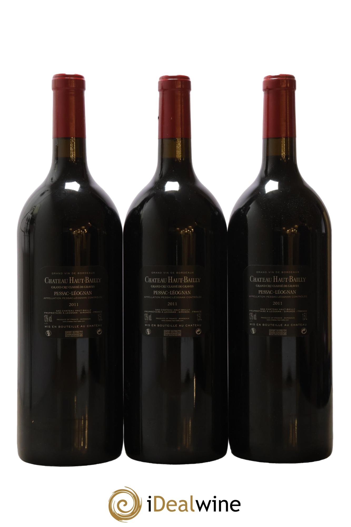 Château Haut-Bailly Cru Classé de Graves  2011 - Lot of 6 magnums - 5