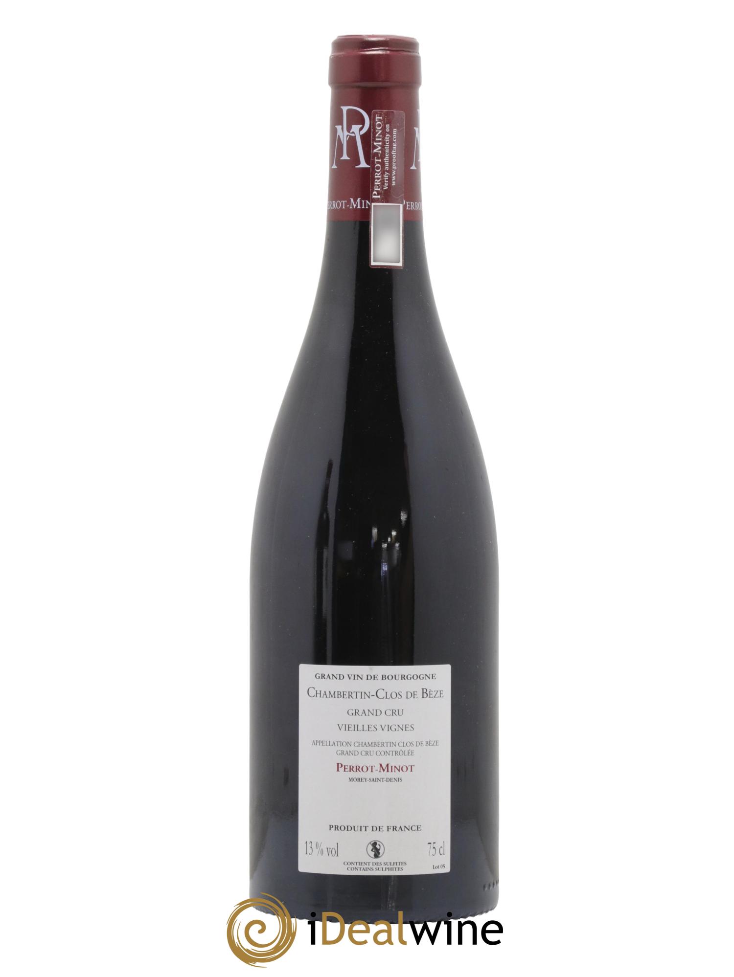Chambertin Clos de Bèze Grand Cru Vieilles vignes Perrot-Minot 2016 - Lotto di 1 bottiglia - 1