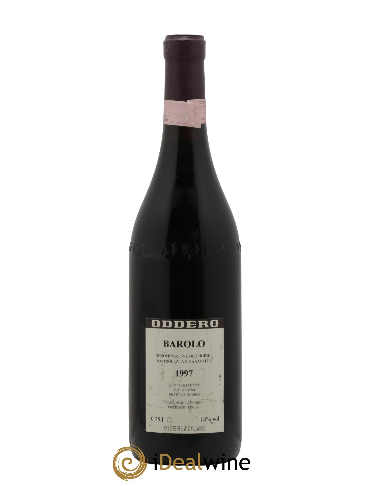 Barolo Oddero 1997 - Lot de 1 bouteille - 1