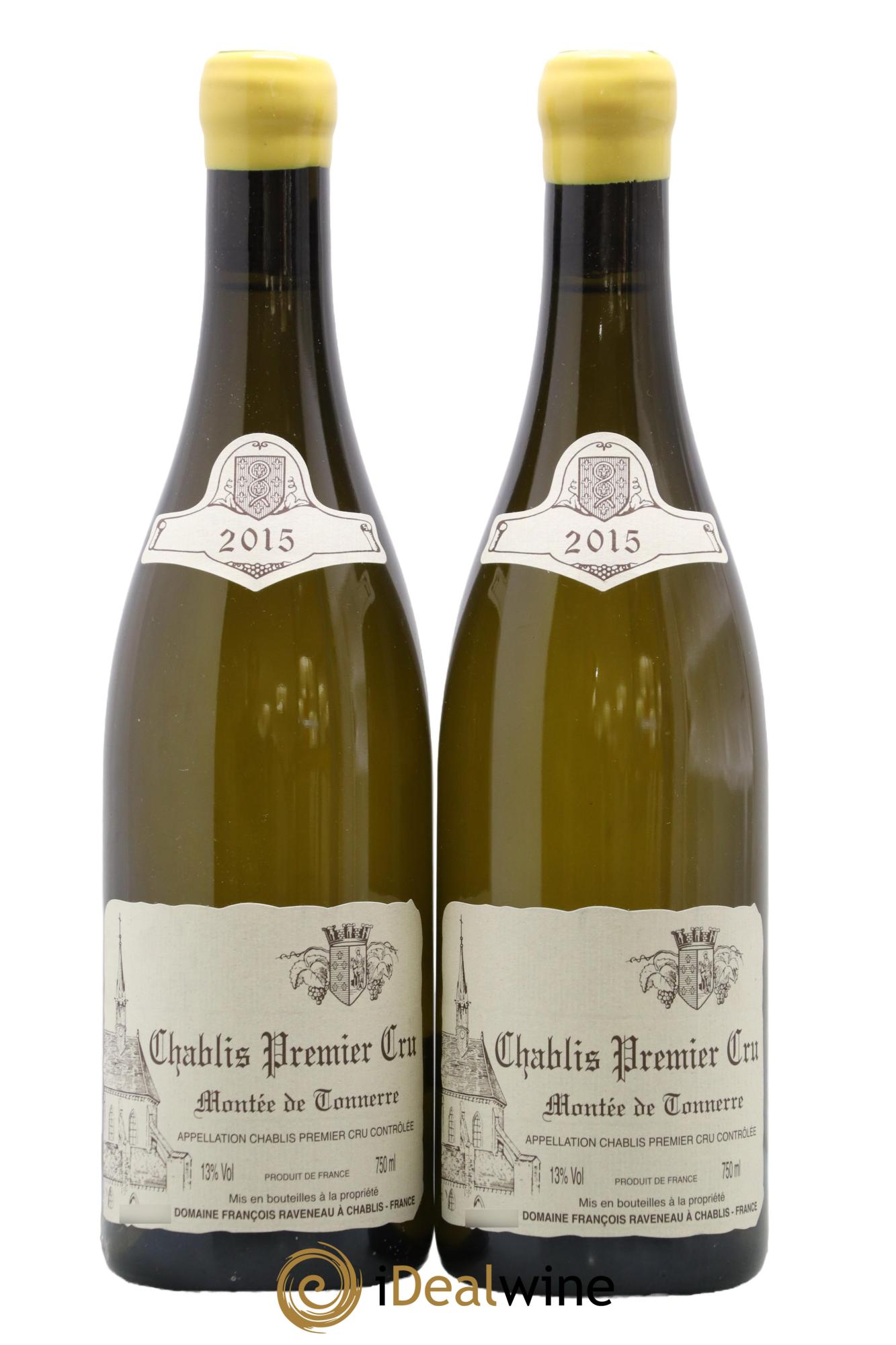 Chablis 1er Cru Montée de Tonnerre Raveneau (Domaine) 2015 - Lot de 2 bouteilles - 0