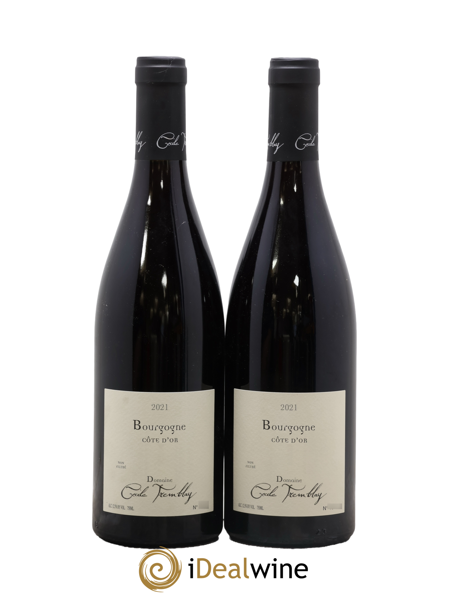 Bourgogne Côte-d'Or Cécile Tremblay 2021 - Lot de 2 bouteilles - 0