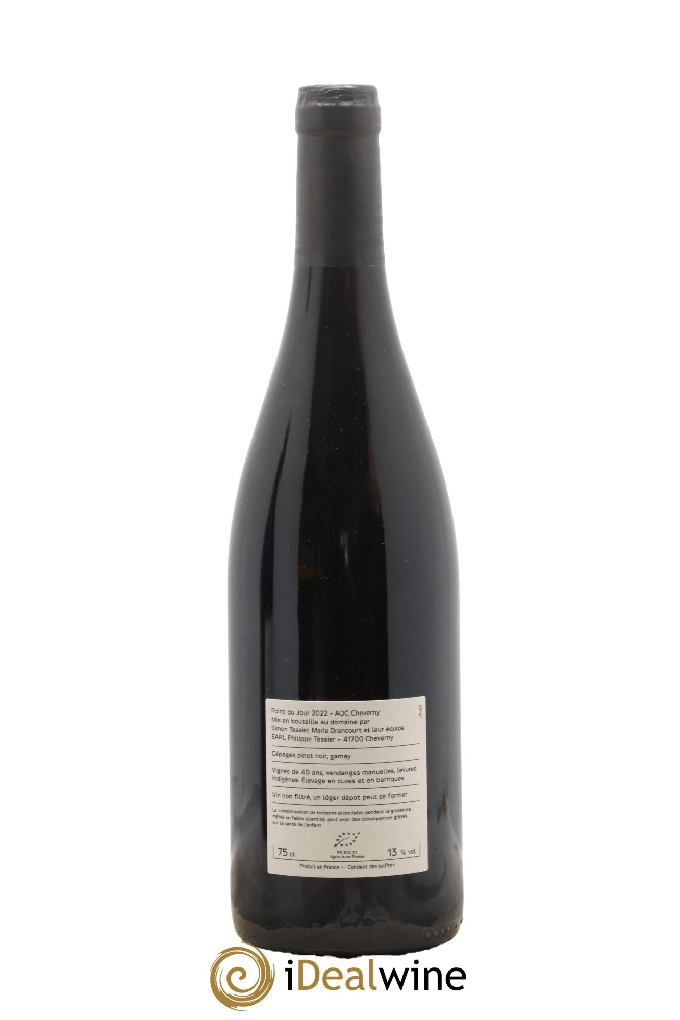 Cheverny Point du Jour Domaine Tessier 2022 - Posten von 1 Flasche - 1