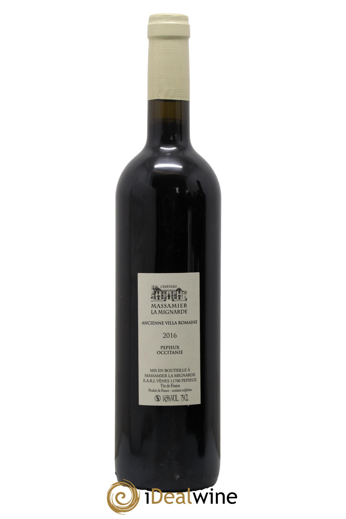 Minervois La Livinière Domus Maximus Château Massamier La Mignarde 2016 - Lot de 1 bouteille - 1