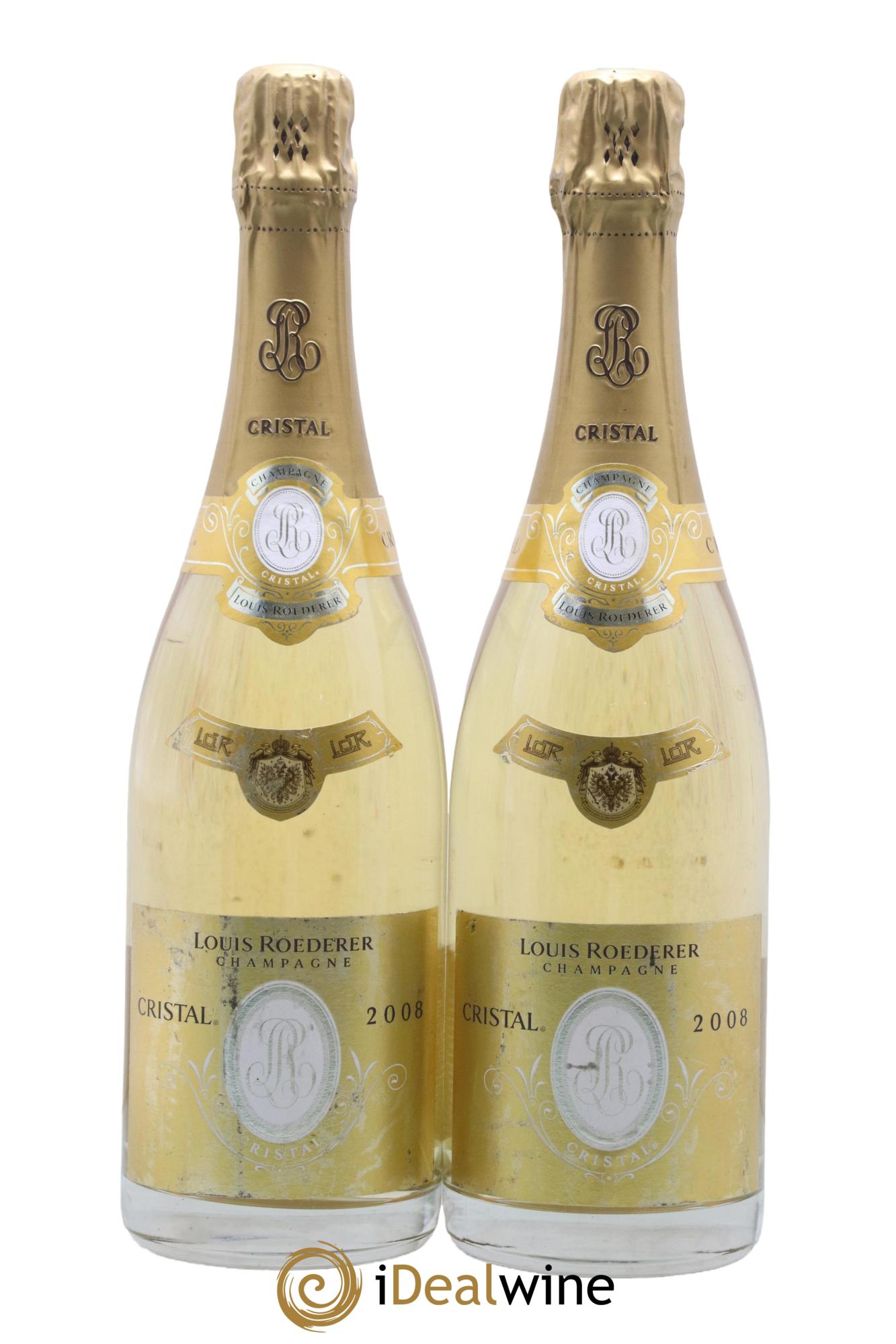 Cristal Louis Roederer 2008 - Lot de 2 bouteilles - 0