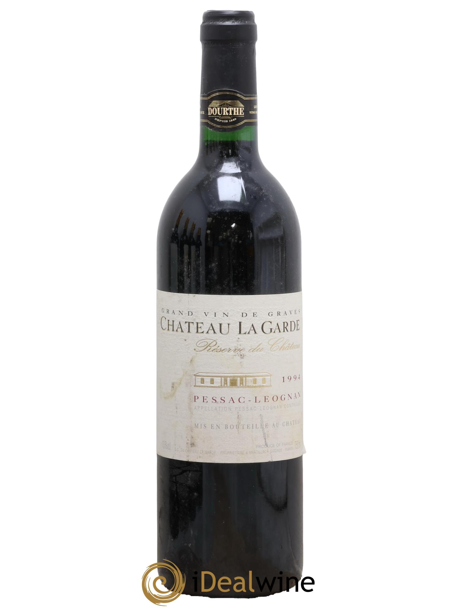 Pessac-Léognan Réserve du Château Château La Garde 1994 - Lotto di 1 bottiglia - 0
