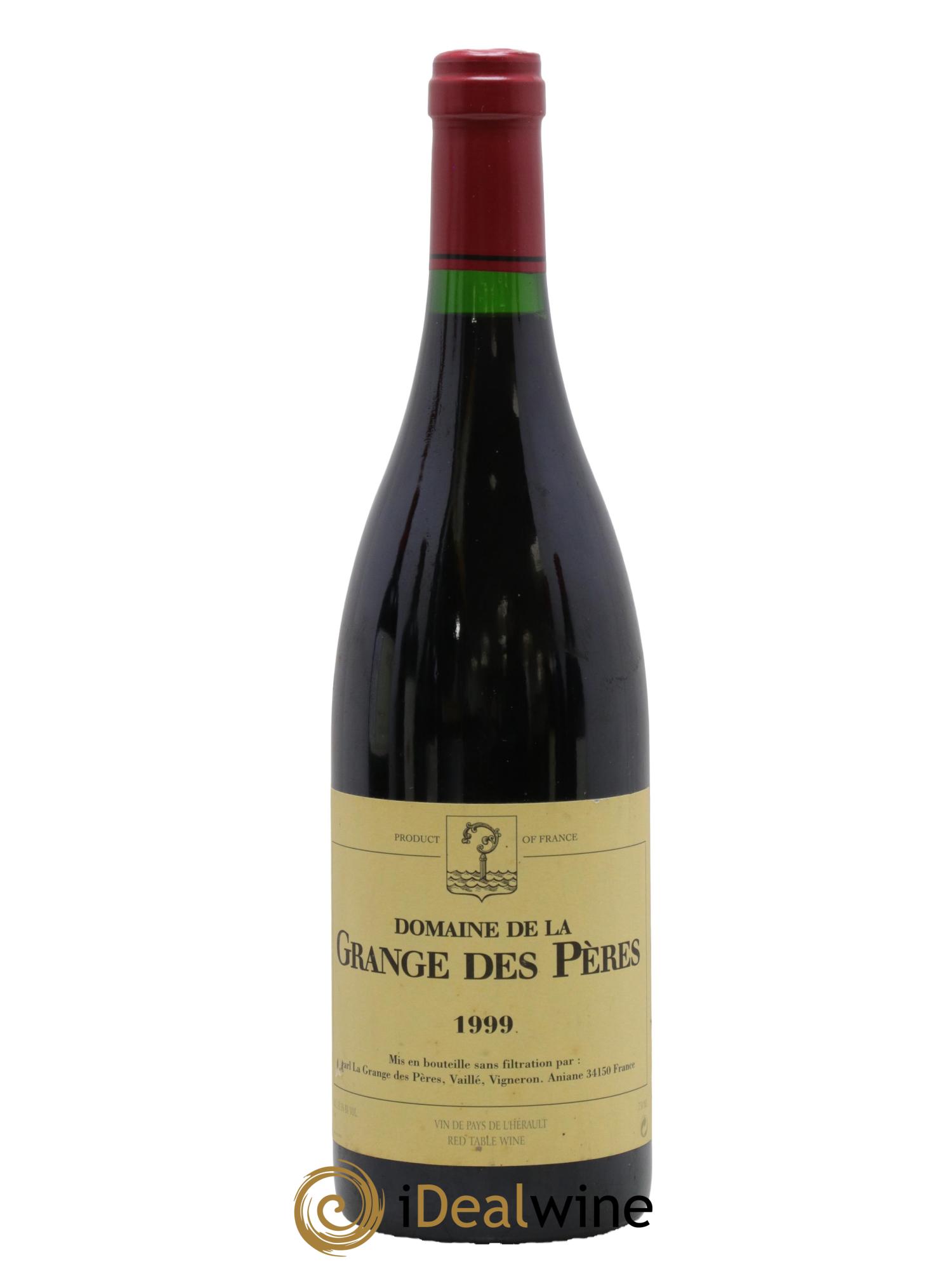 IGP Pays d'Hérault Grange des Pères Laurent Vaillé 1999 - Lot de 1 bouteille - 0