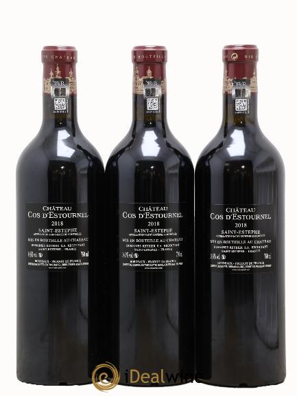 Cos d'Estournel 2ème Grand Cru Classé 2018 - Posten von 3 Flaschen - 1