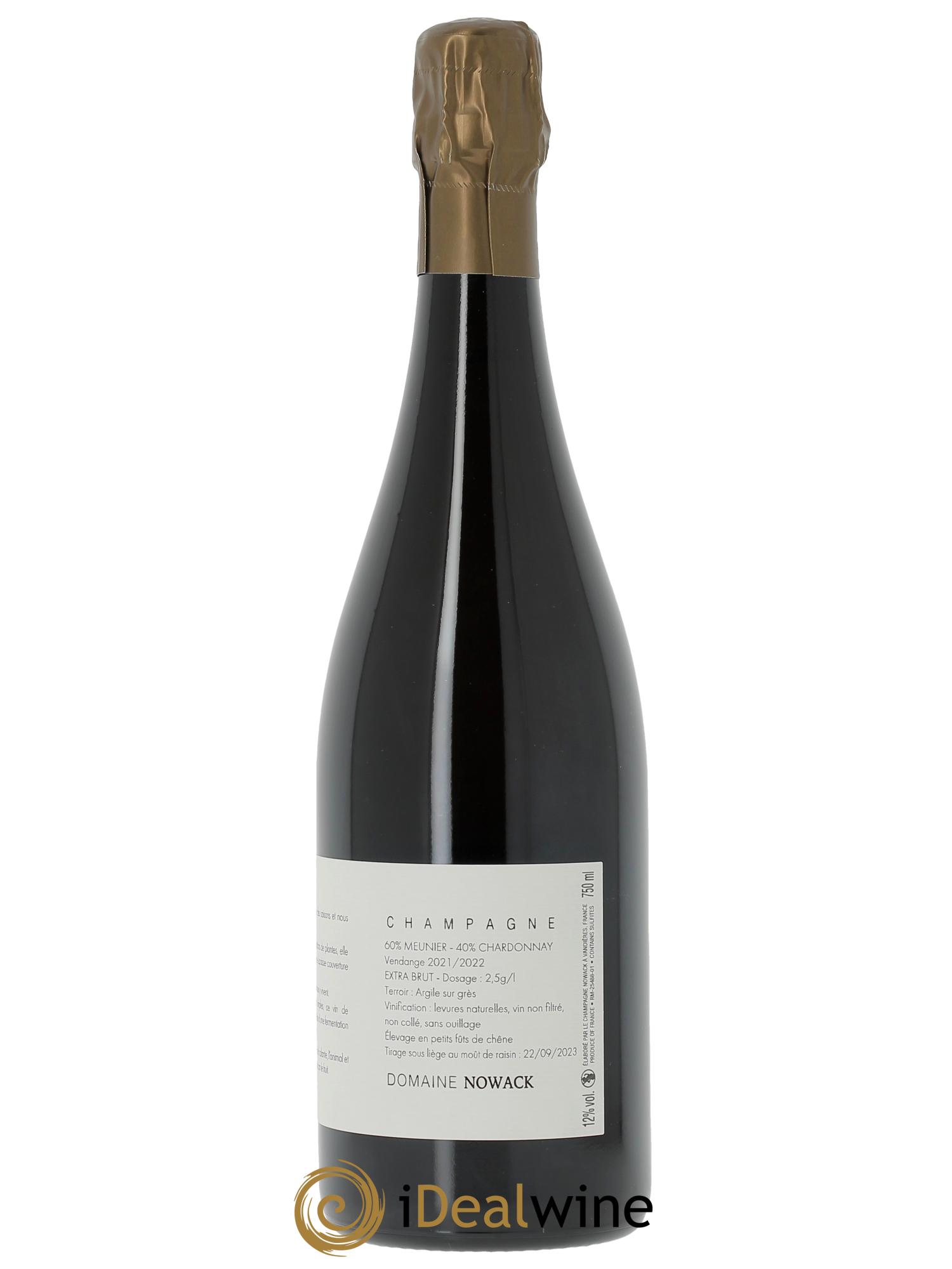 Arpent Rouge Brut Nature Nowack  - Lot de 1 bouteille - 1