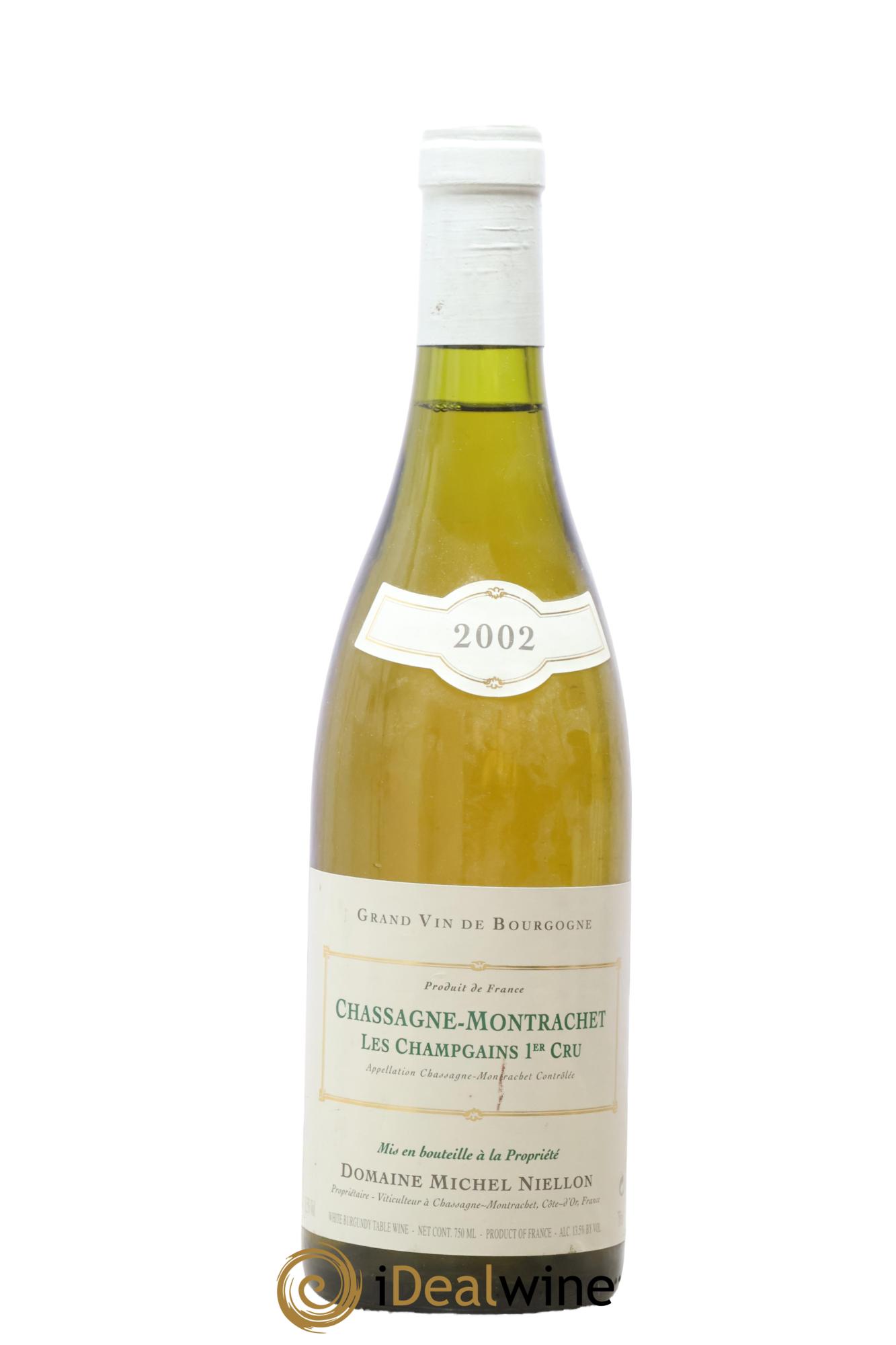 Chassagne-Montrachet 1er Cru Les Champgains Michel Niellon (Domaine) 2002 - Lot de 1 bouteille - 0