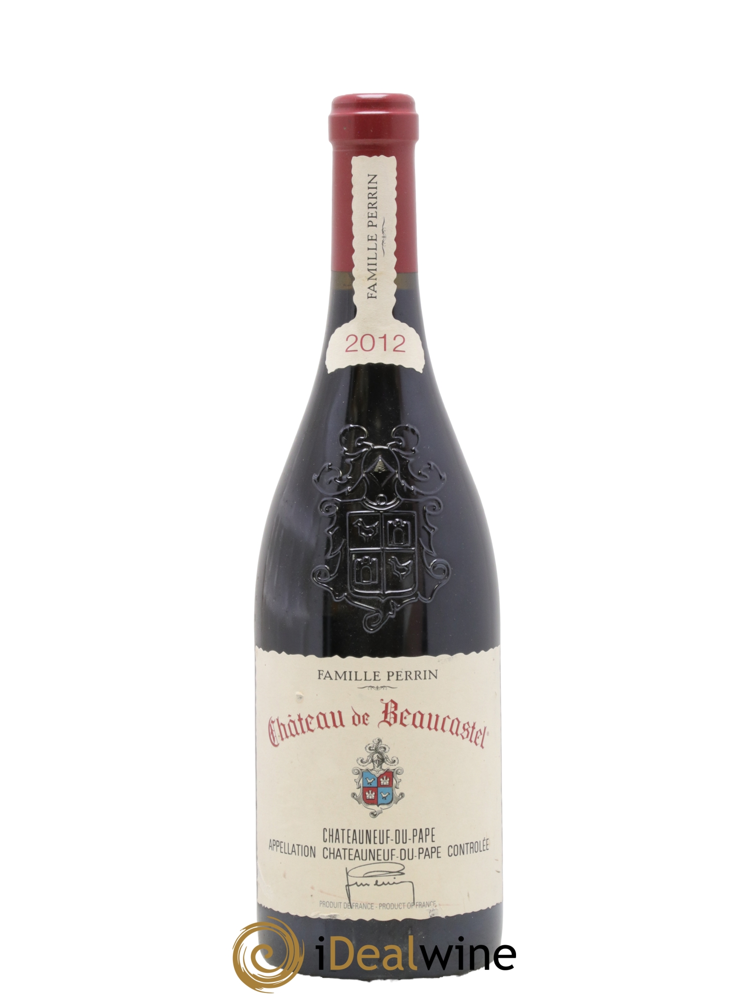Châteauneuf-du-Pape Château de Beaucastel Famille Perrin 2012 - Posten von 1 Flasche - 0