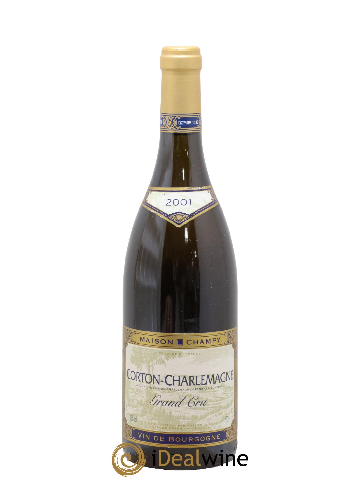 Corton-Charlemagne Grand Cru Maison Champy 2001 - Lot de 1 bouteille - 0