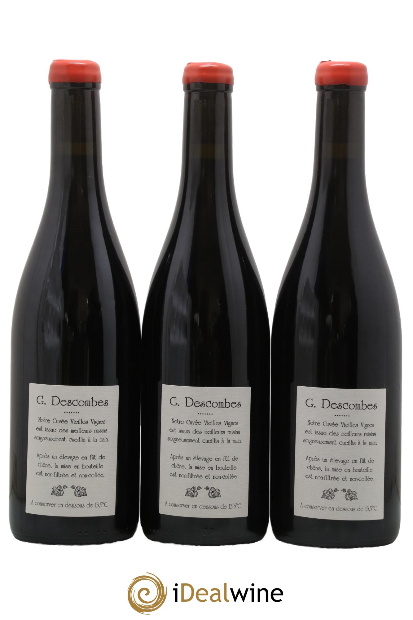 Fleurie Vieilles vignes Georges Descombes (Domaine) 2022 - Lotto di 3 bottiglie - 1