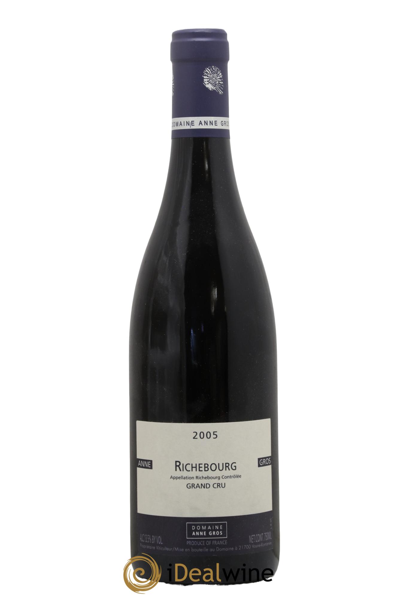 Richebourg Grand Cru Anne Gros 2005 - Lotto di 1 bottiglia - 0