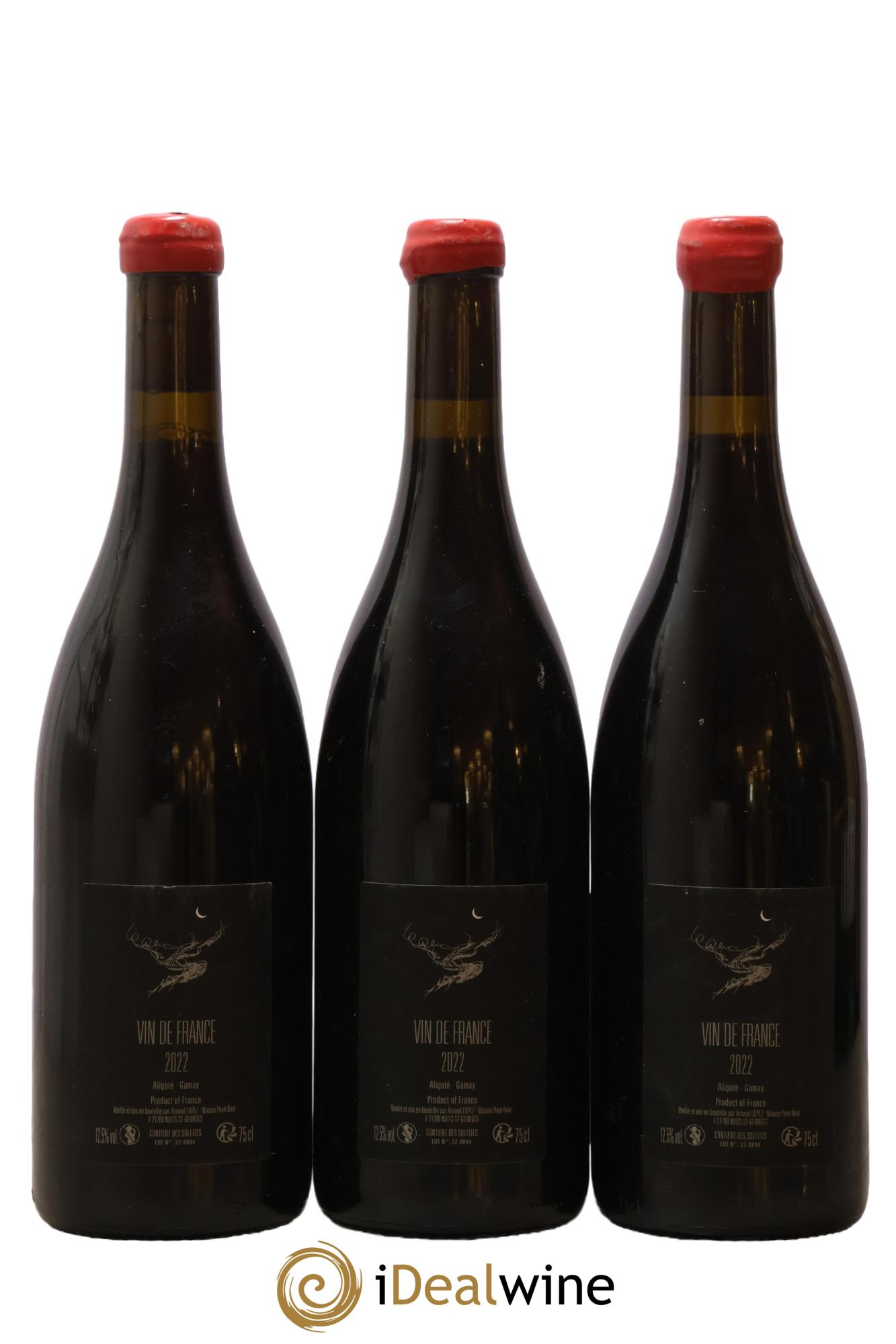 Vin de France Blouge Arnaud Lopez 2022 - Lot de 3 bouteilles - 1