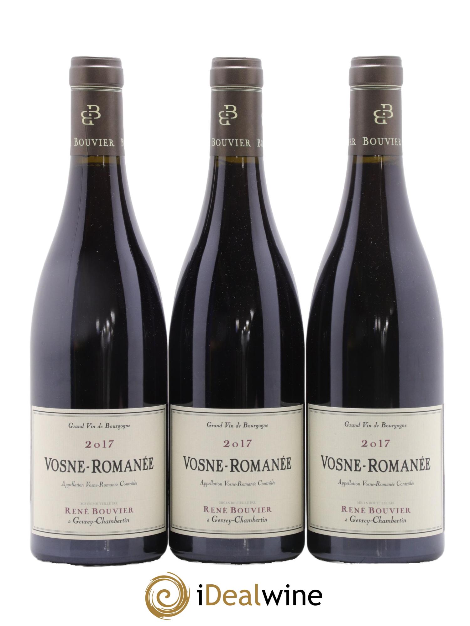 Vosne-Romanée René Bouvier (Domaine) 2017 - Lot de 3 bouteilles - 0