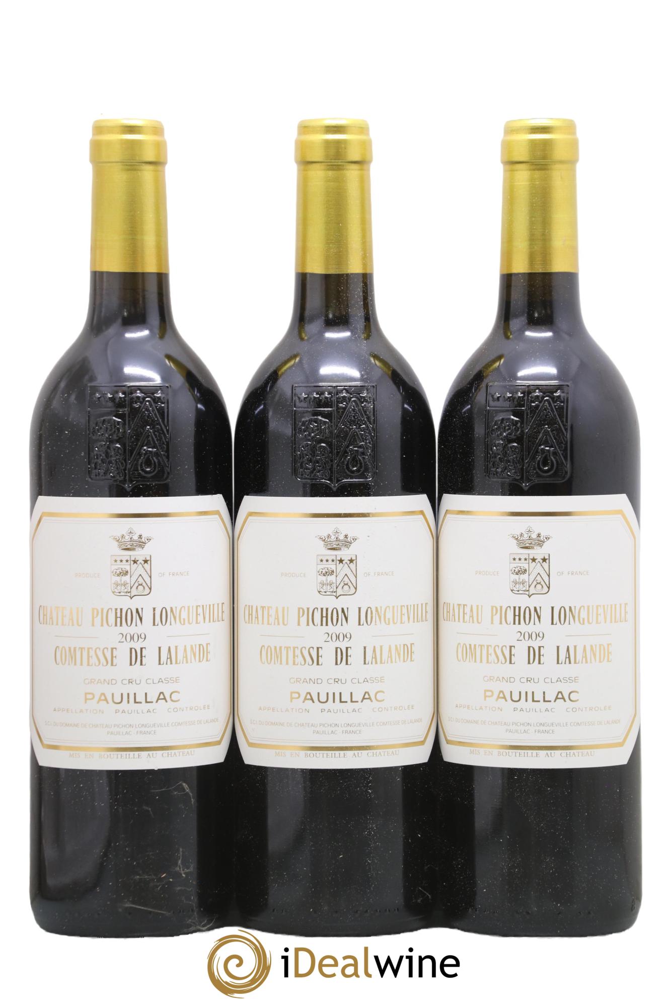 Château Pichon Longueville Comtesse de Lalande 2ème Grand Cru Classé 2009 - Lotto di 3 bottiglie - 0