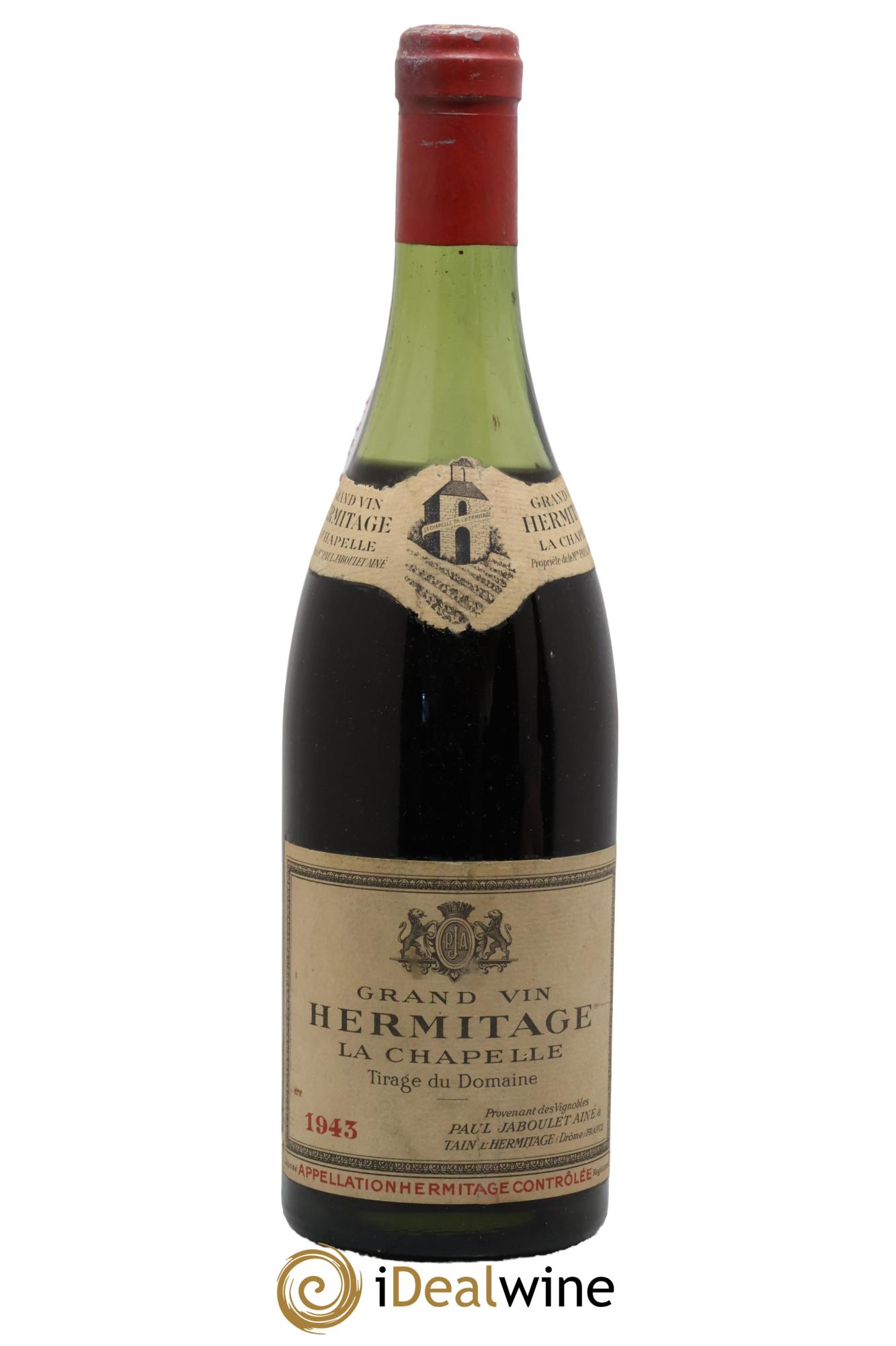Hermitage La Chapelle Paul Jaboulet Ainé 1943 - Posten von 1 Flasche - 0