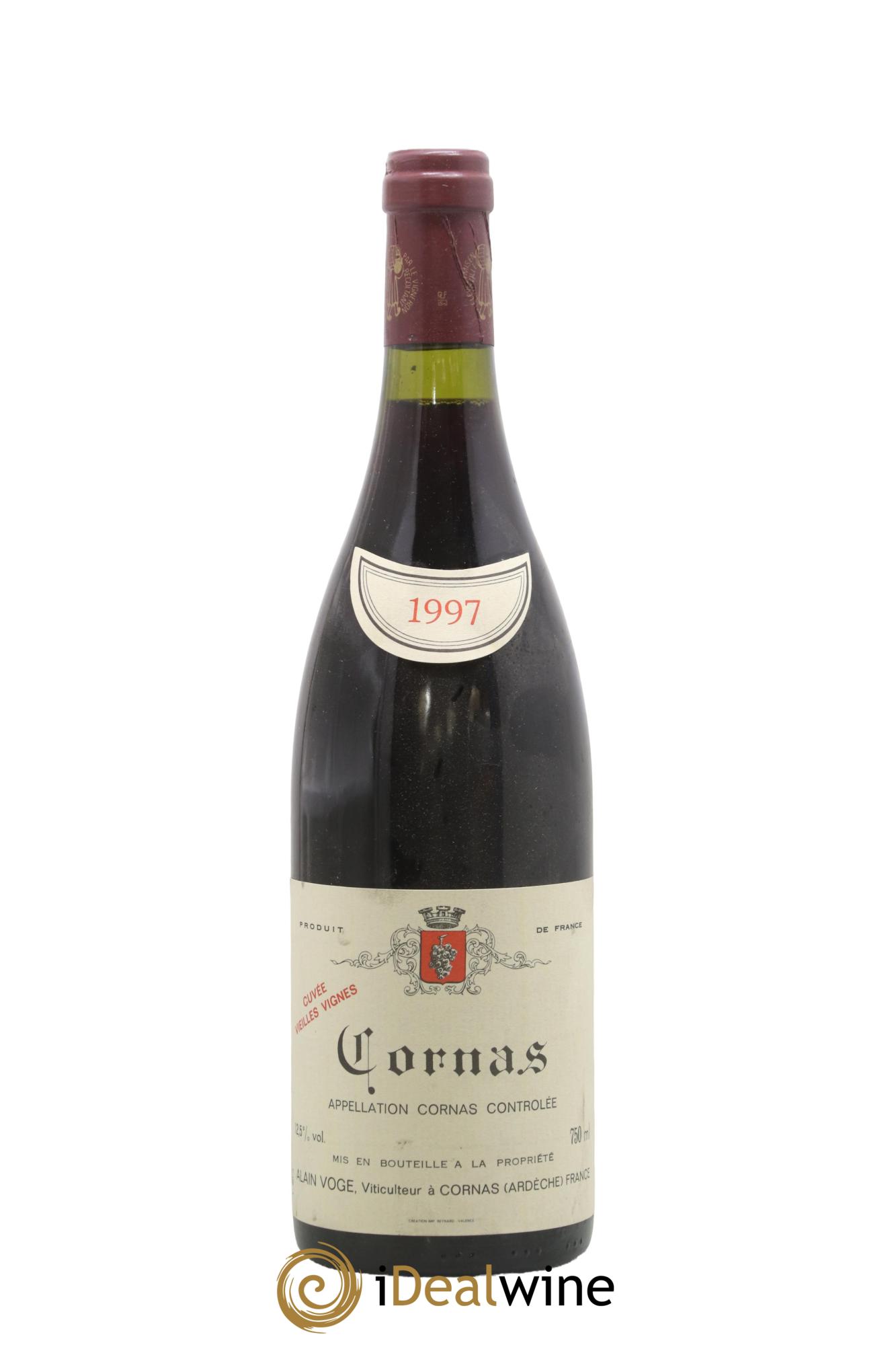 Cornas Les Vieilles Vignes Alain Voge (Domaine) 1997 - Posten von 1 Flasche - 0
