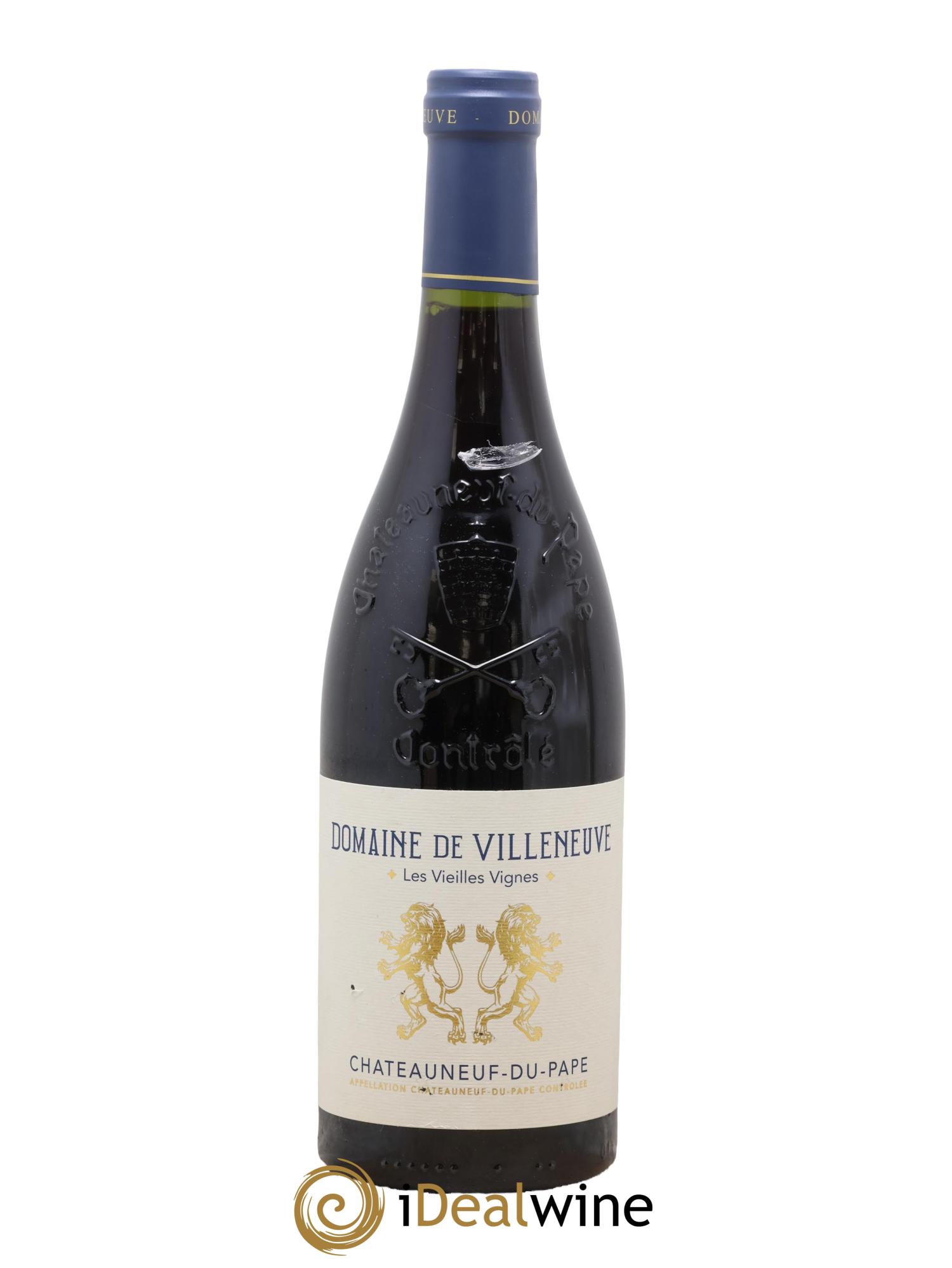 Châteauneuf-du-Pape Vieilles Vignes Domaine de Villeneuve 2020 - Lot de 1 bouteille - 0